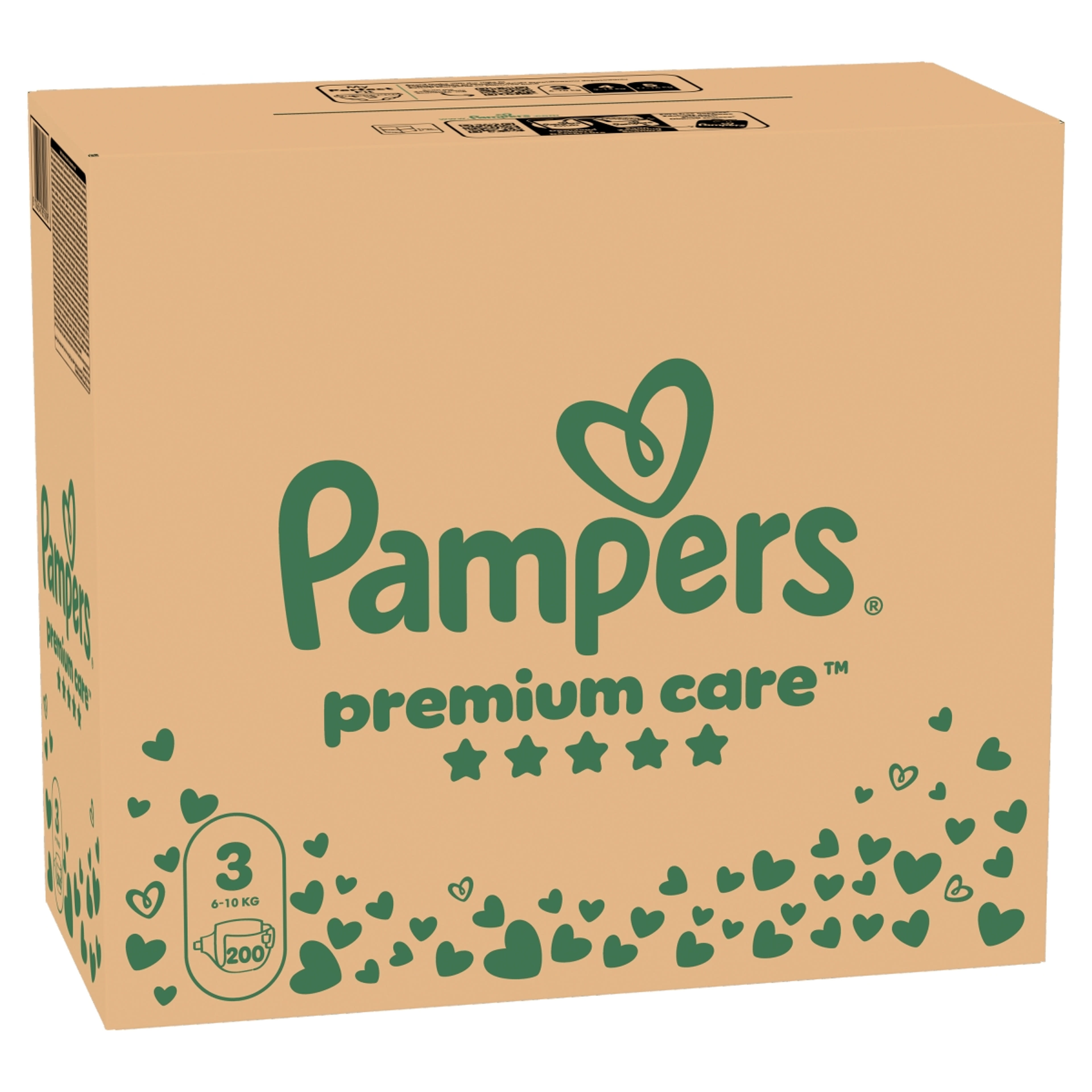 Pampers Premium Care pelenka, 3-as méret 6-10 kg - 200 db-2
