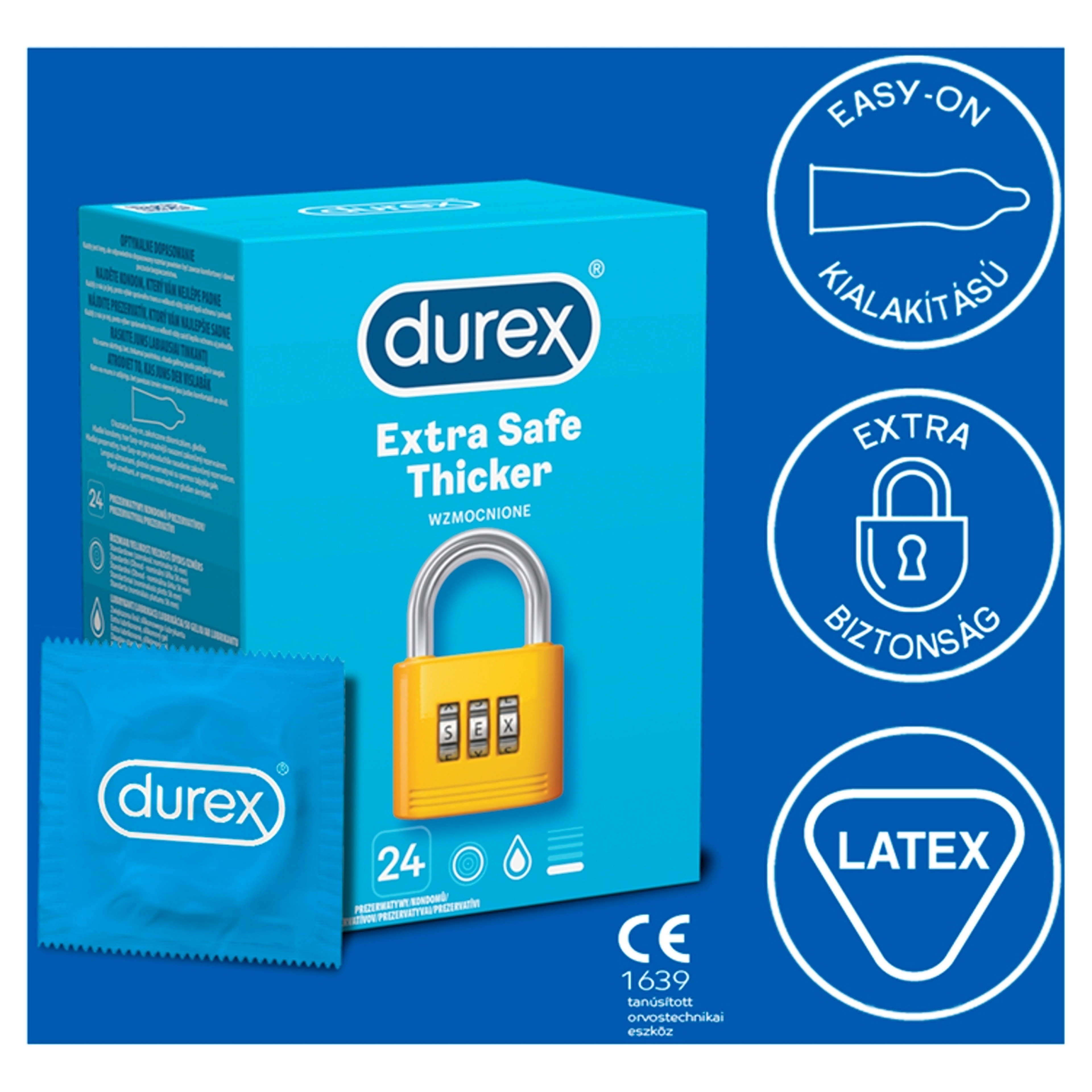 Durex Extra Safe óvszer - 24 db-4
