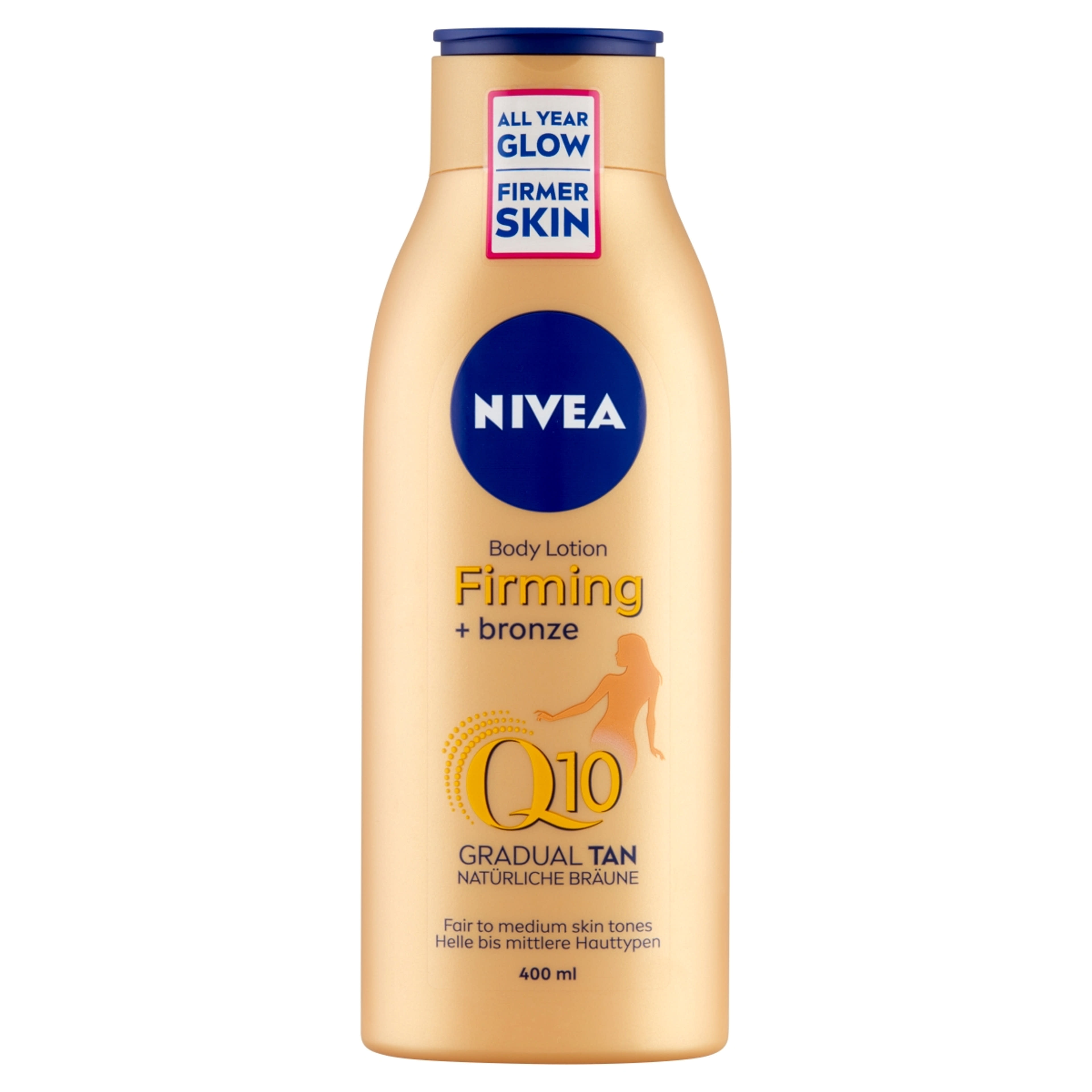 Nivea Q10 bőrfeszesítő hatású önbarnító testápoló - 400 ml-1