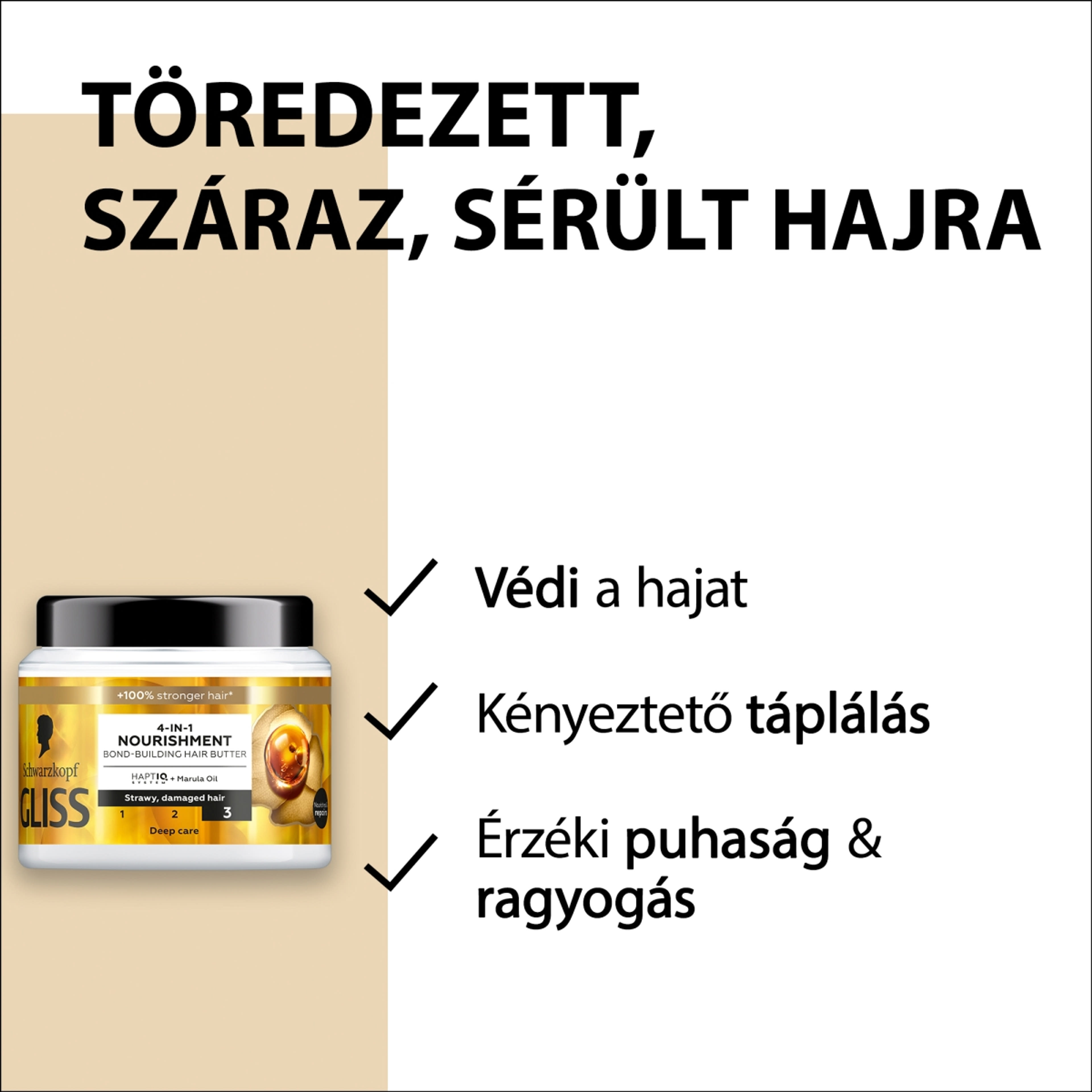 Gliss 4 az 1-ben tápláló hajmaszk - 400 ml-4