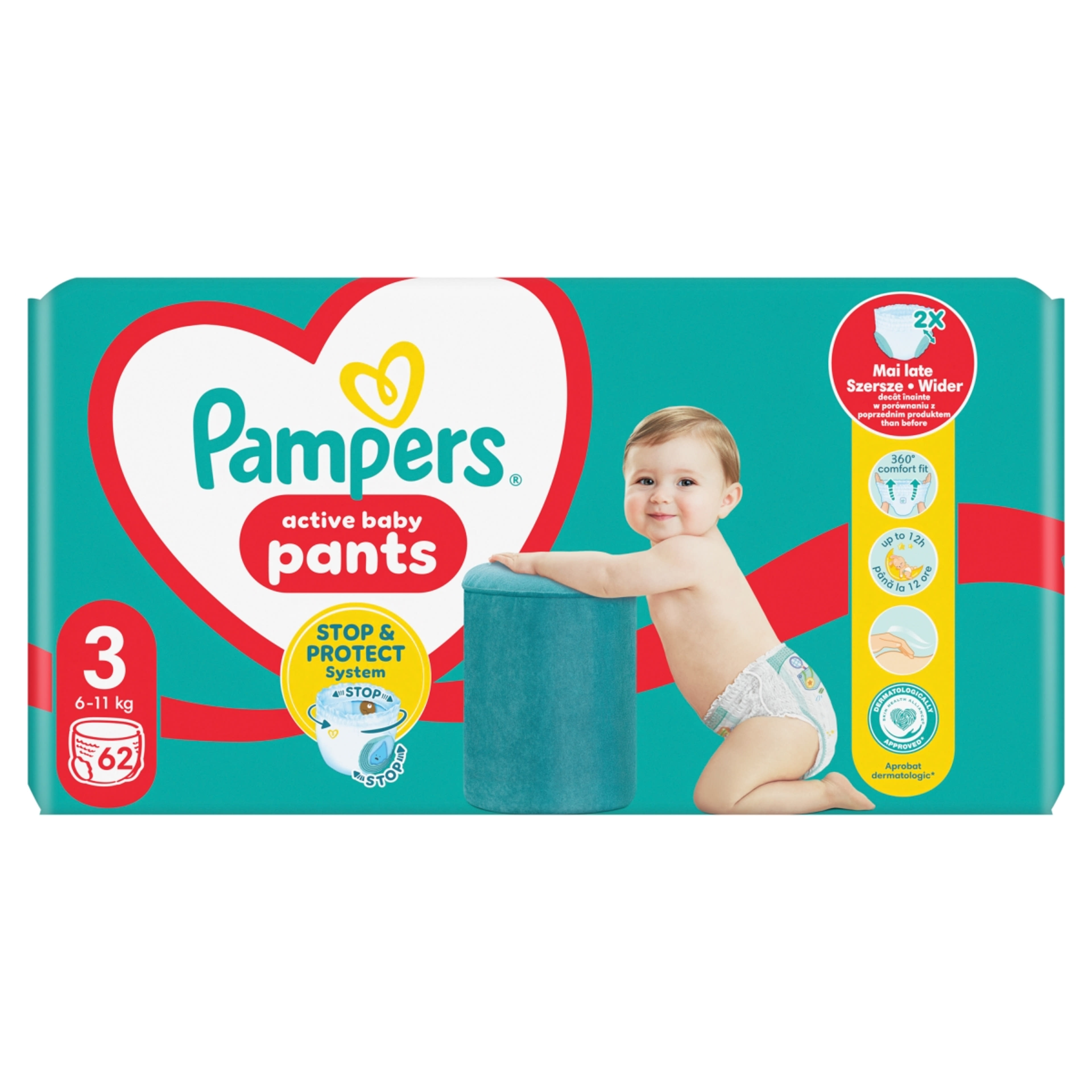 Pampers Pants bugyipelenka jumbo pack 3-as 6-11 kg - 62 db-3