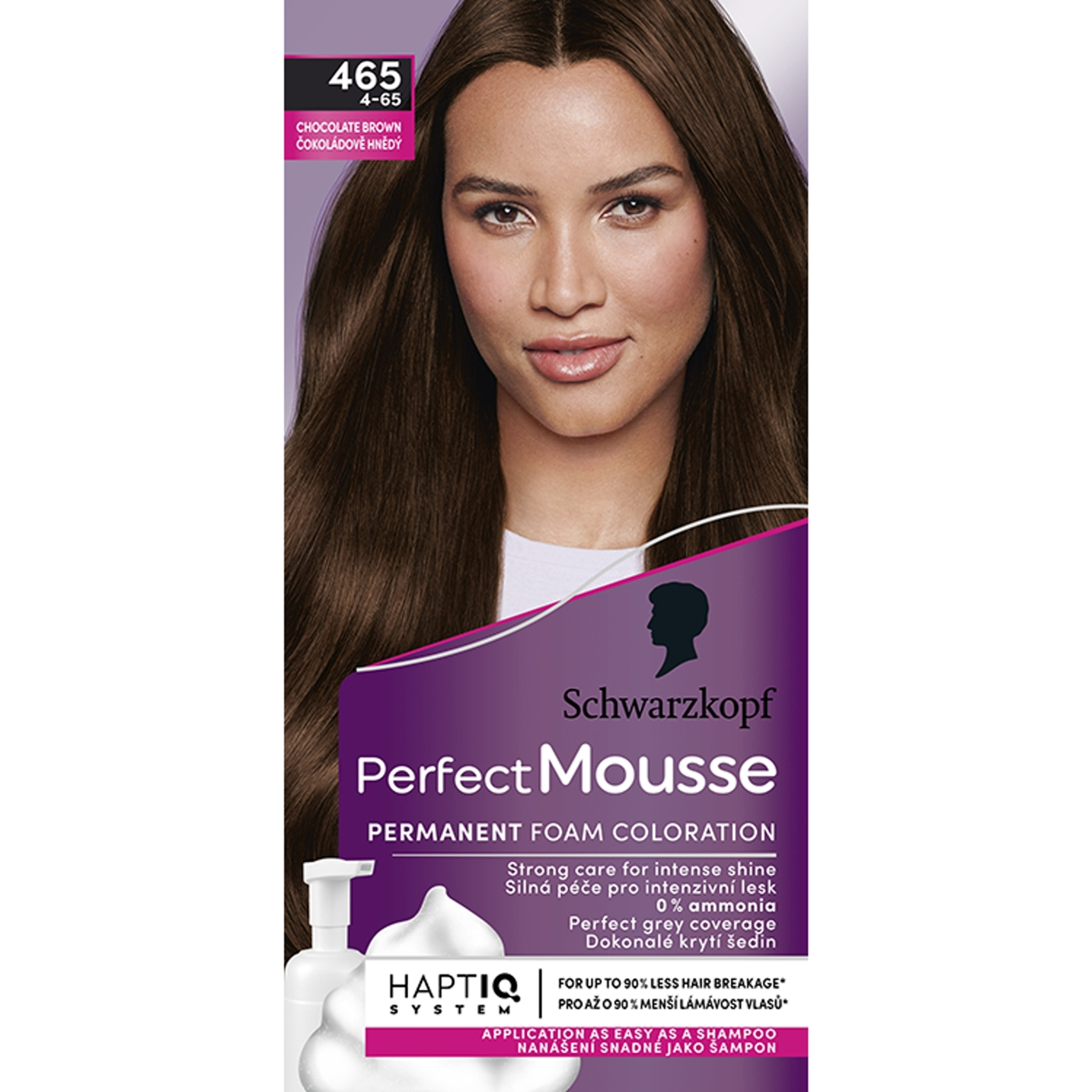 Schwarzkopf Perfect Mousse hajfesték 465 csokoládé - 1 db