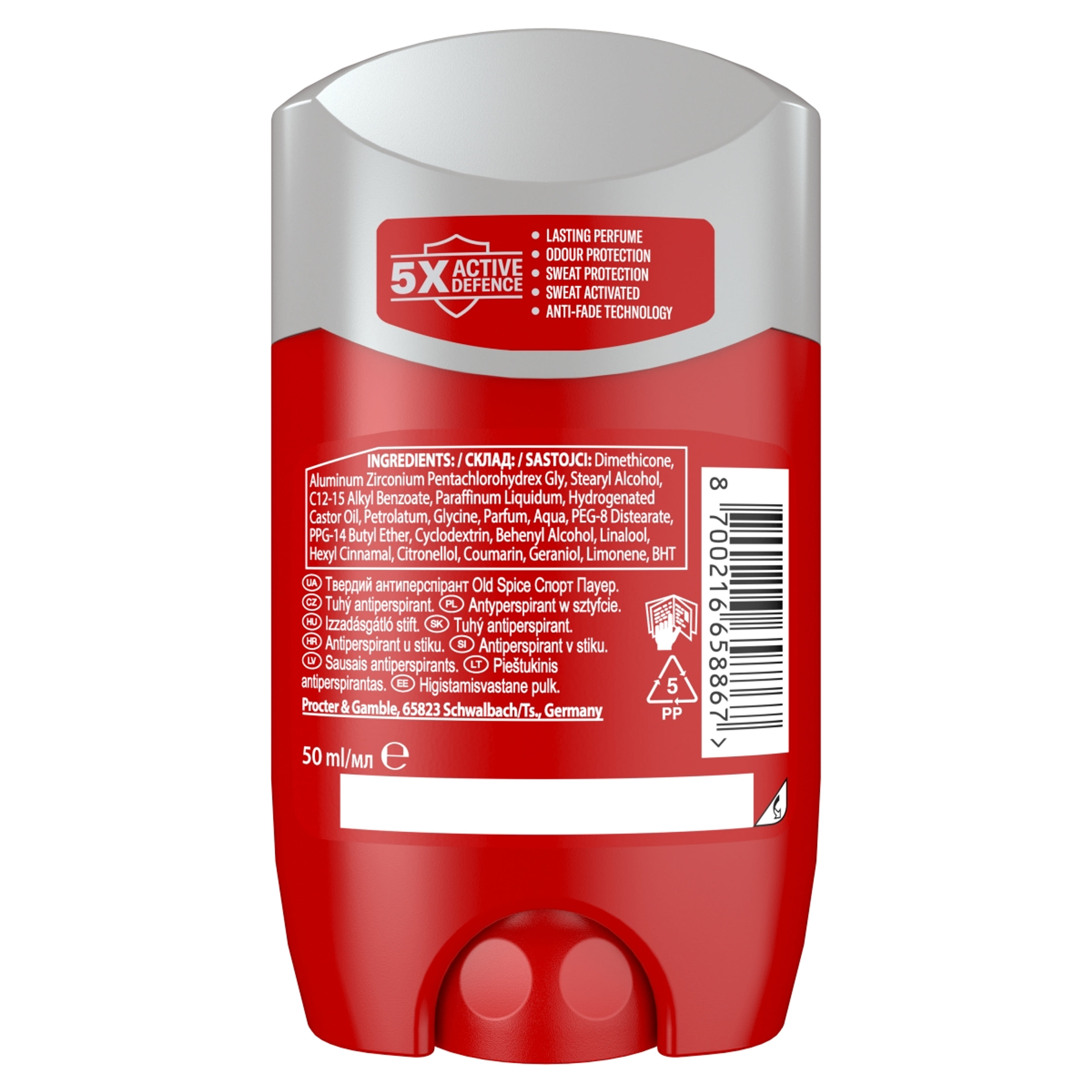 Old Spice Sport Power férfi stift dezodor - 50ml-2