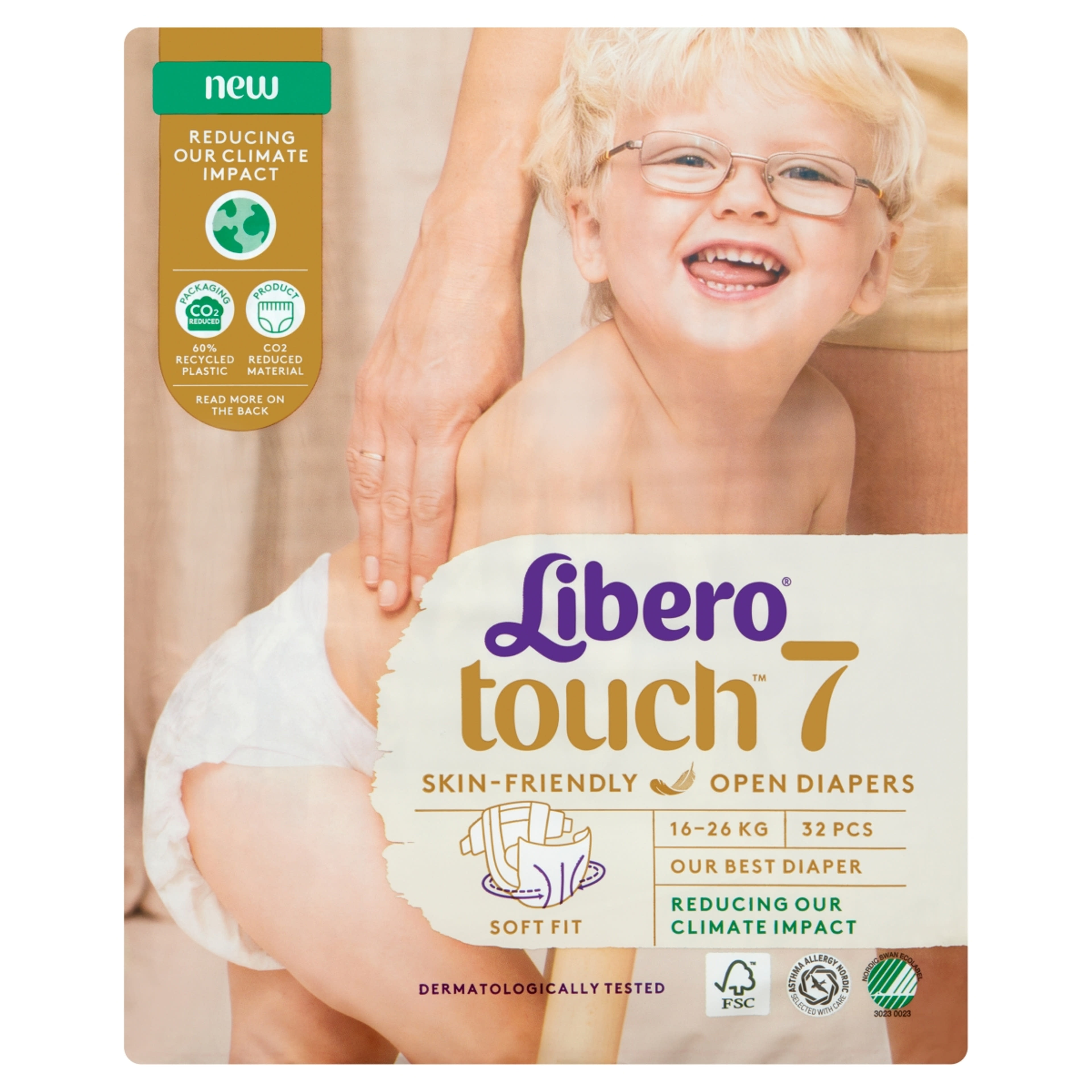 Libero Touch pelenkanadrág 7-es 16-26 kg - 32 db