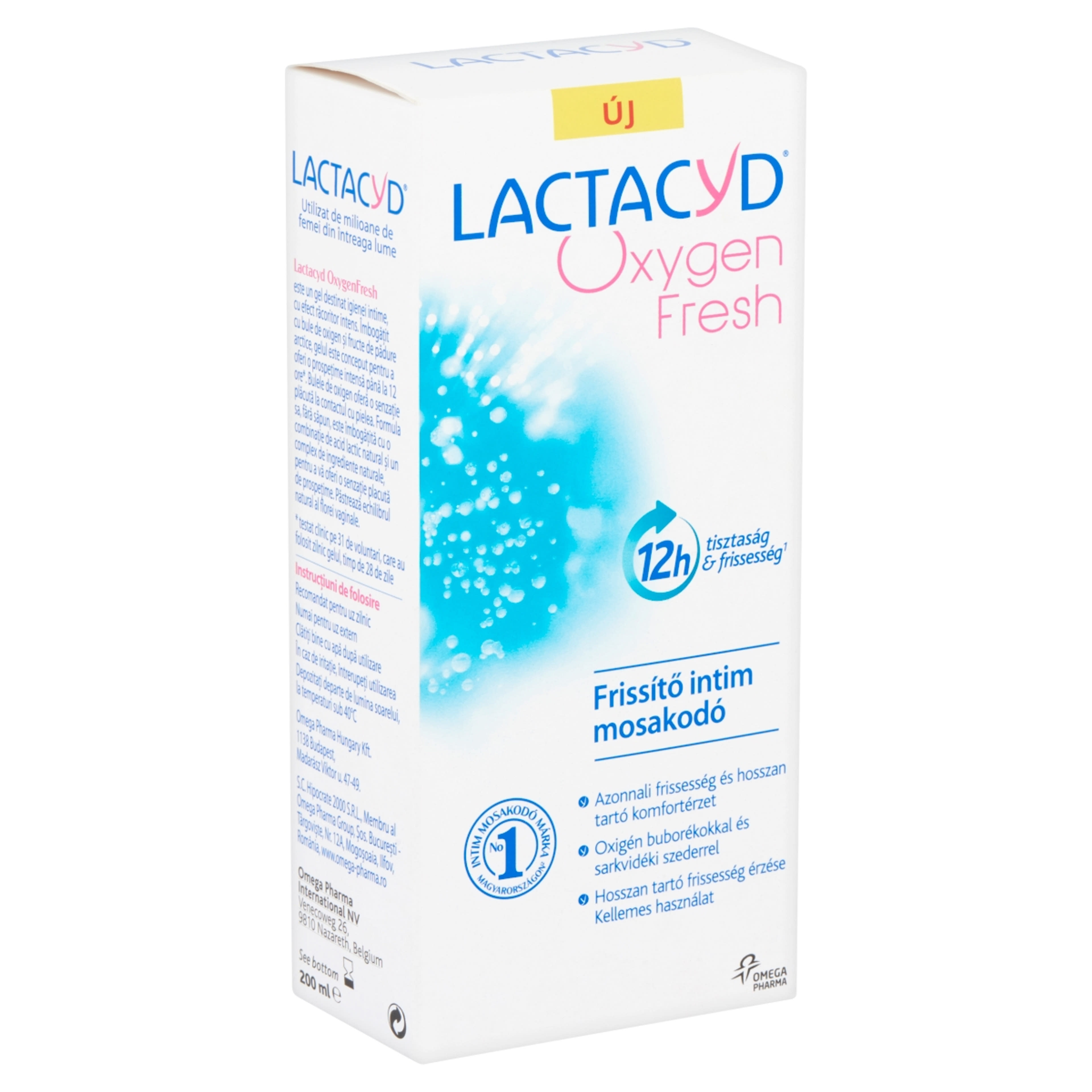 Lactacyd Oxygen Fresh intim mosakodó - 200 ml-2