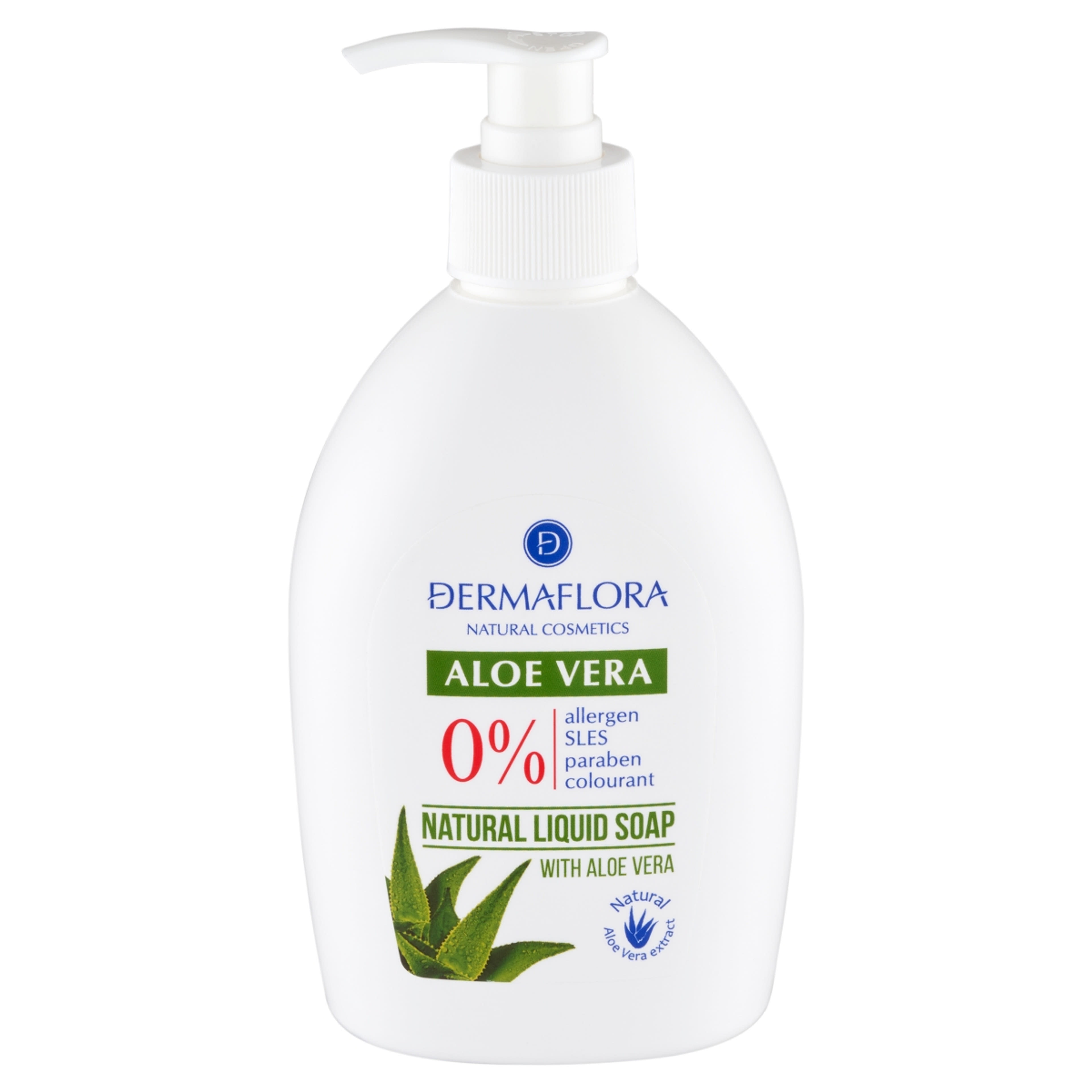 Dermaflora folyékony szappan 0% natural aloe vera - 400 ml-2