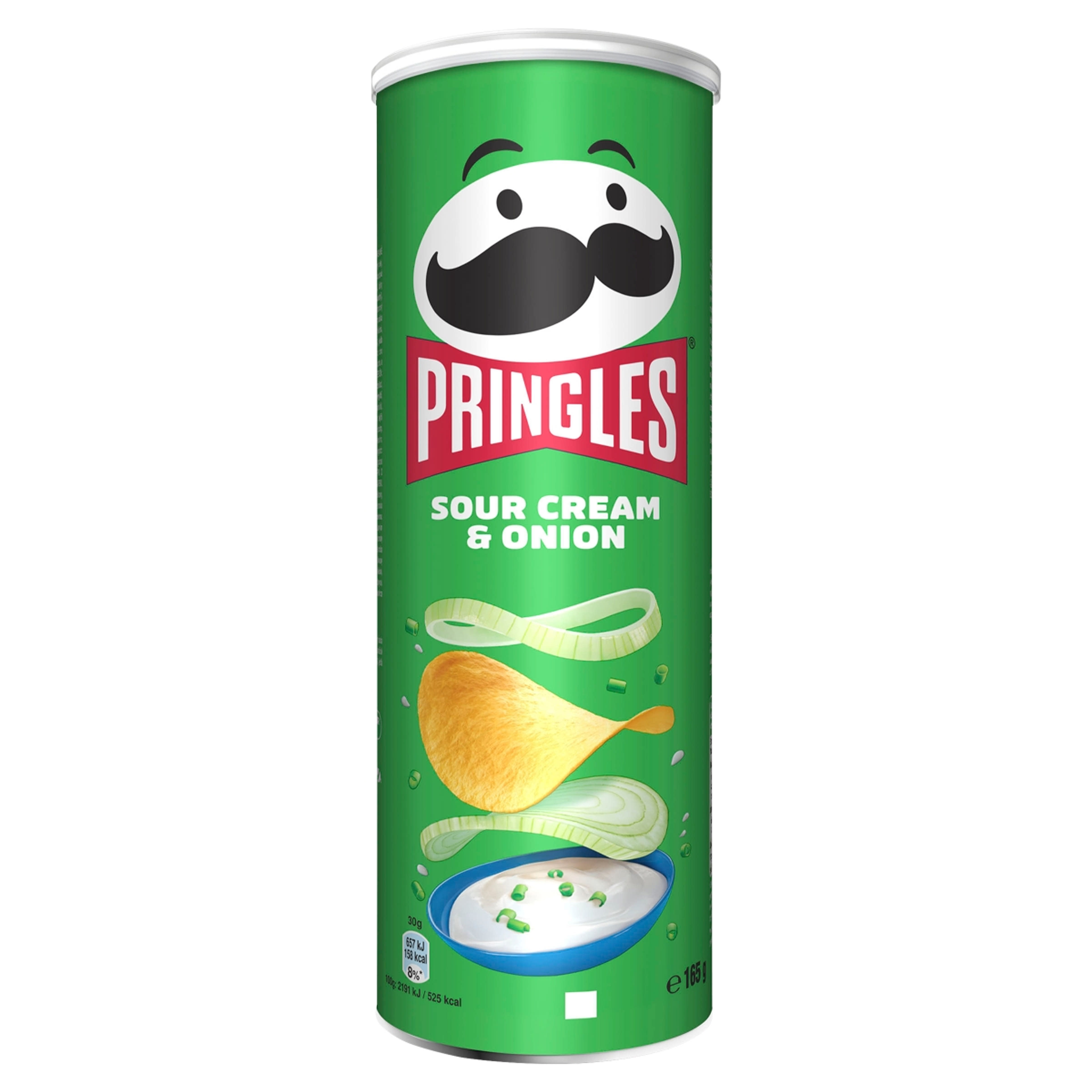 Pringles hagymás-tejfölös ízesítésű chips - 165 g-1
