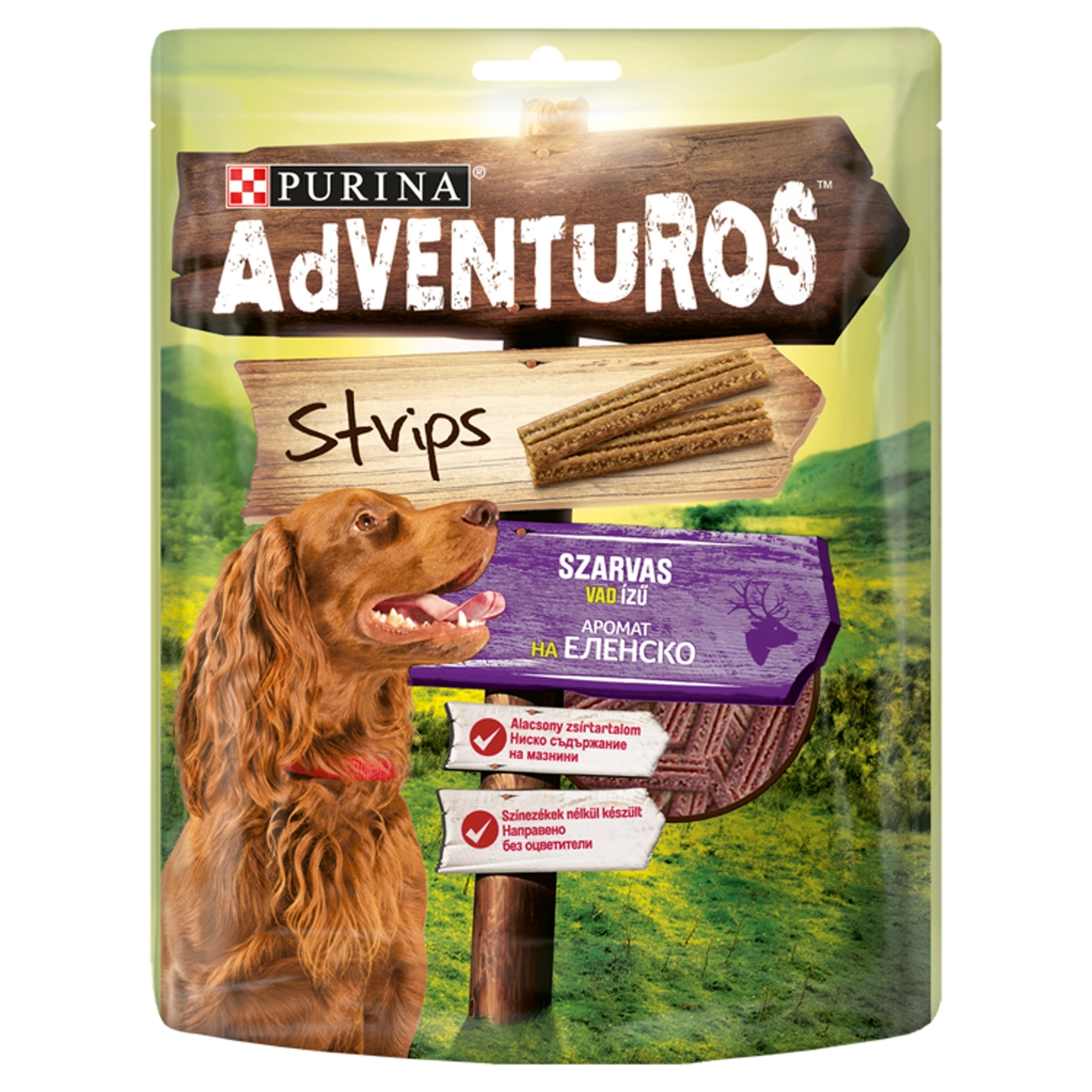 Purina Adventuros jutalomfalat kutyáknak, szarvas, vad ízű - 90 g-2