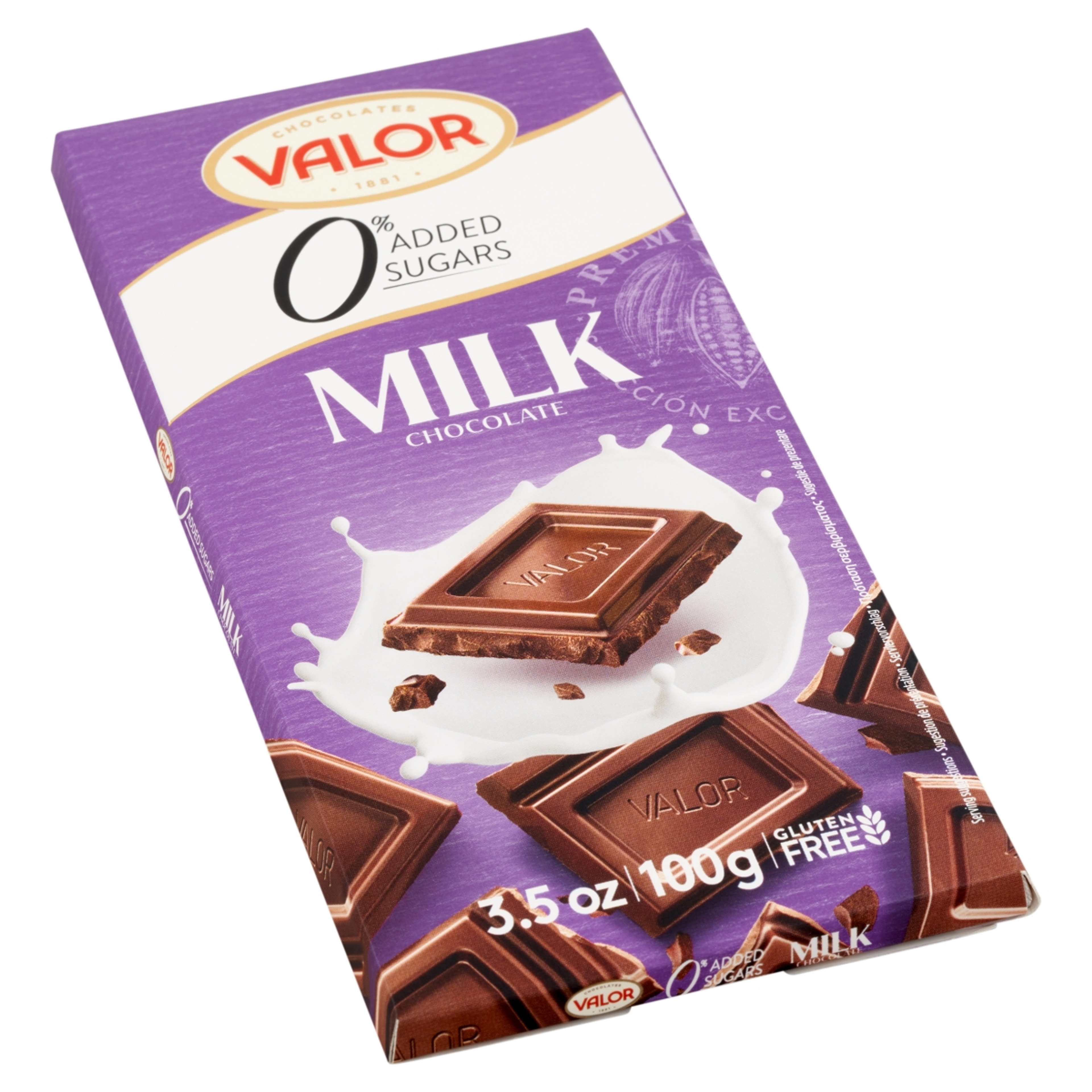 Valor tejcsokoládé édesítőszerekkel - 100 g-2