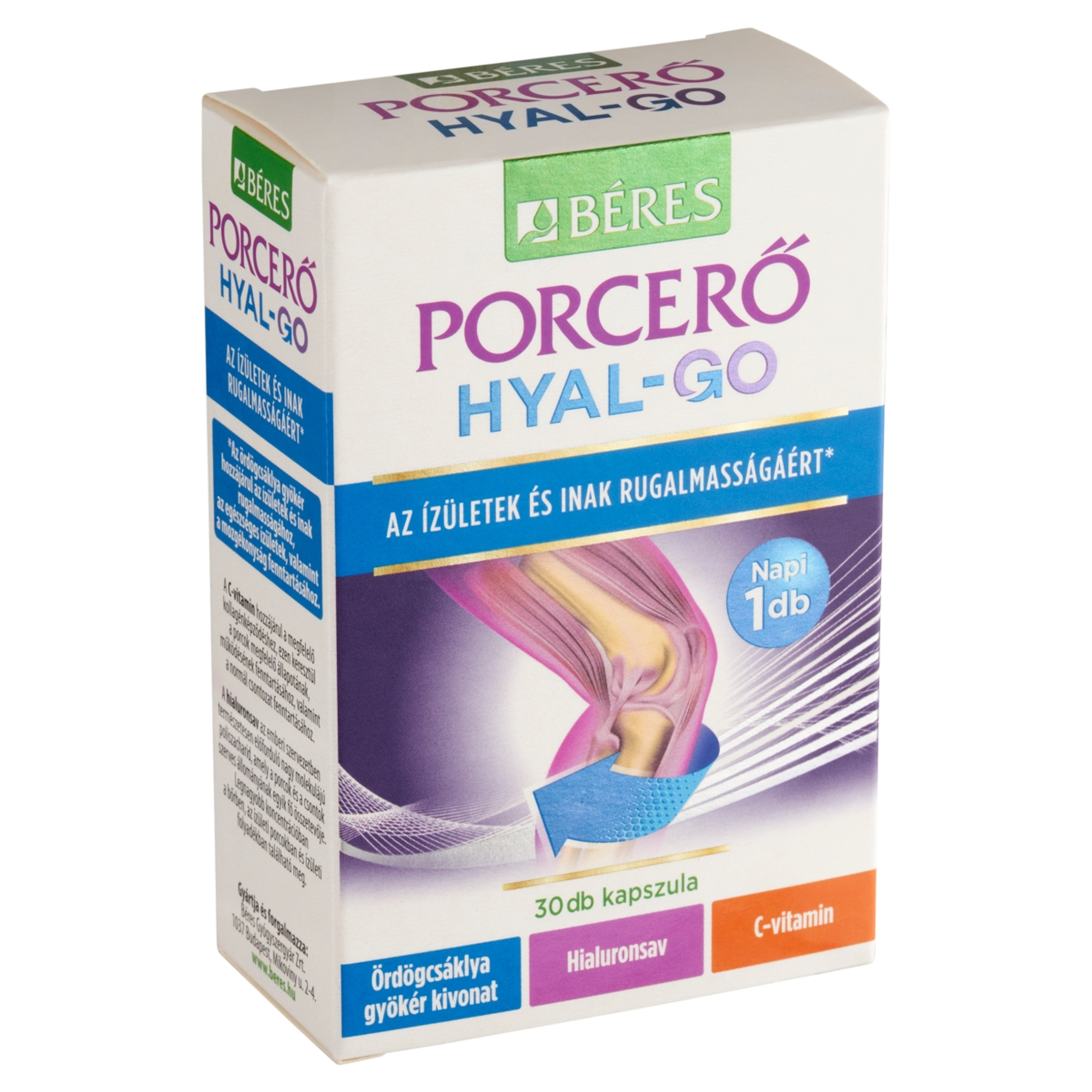 Béres Porcerő HYAL-GO kapszula - 30 db-3
