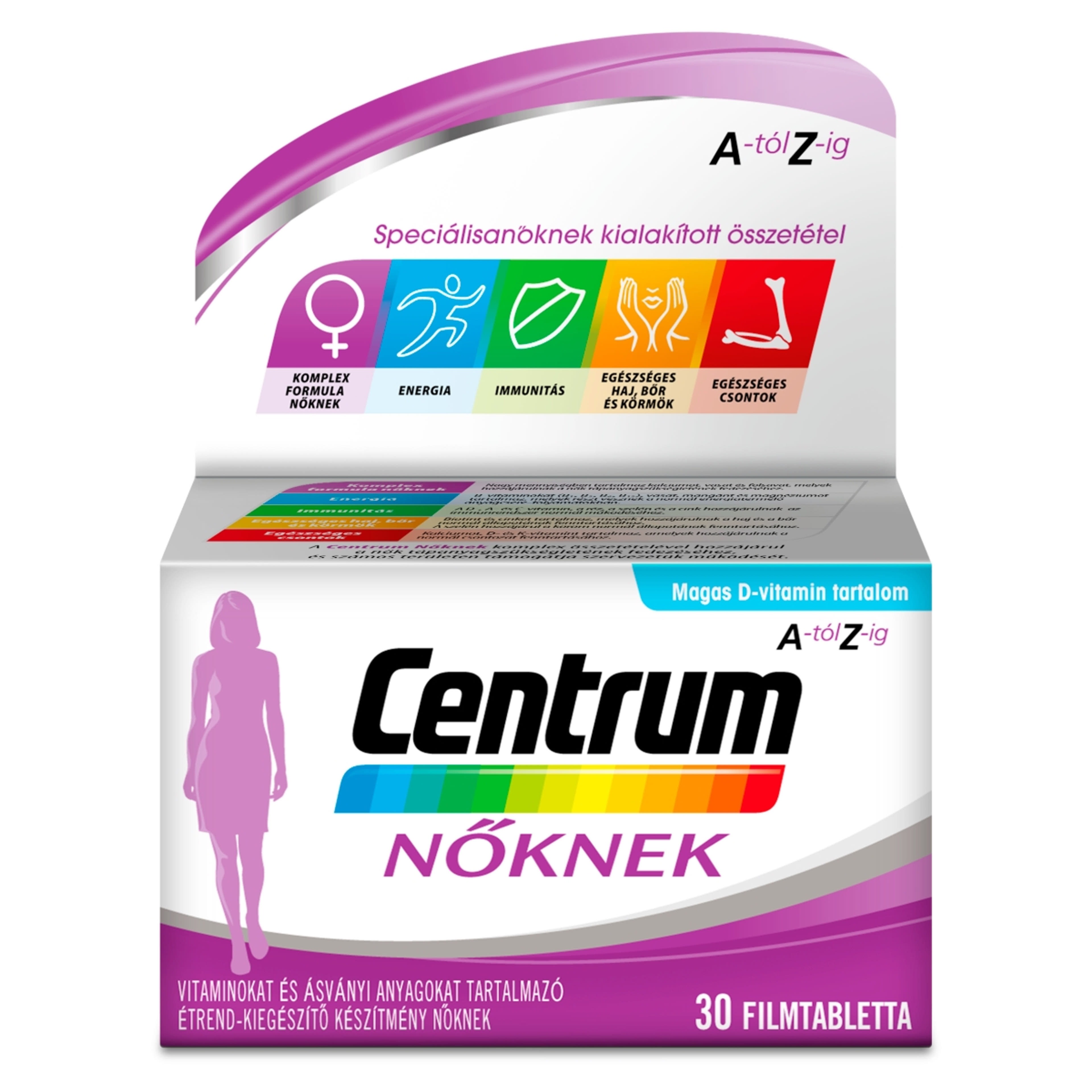 Centrum Nőknek Atól Zig multivitamin tabletta 30 db