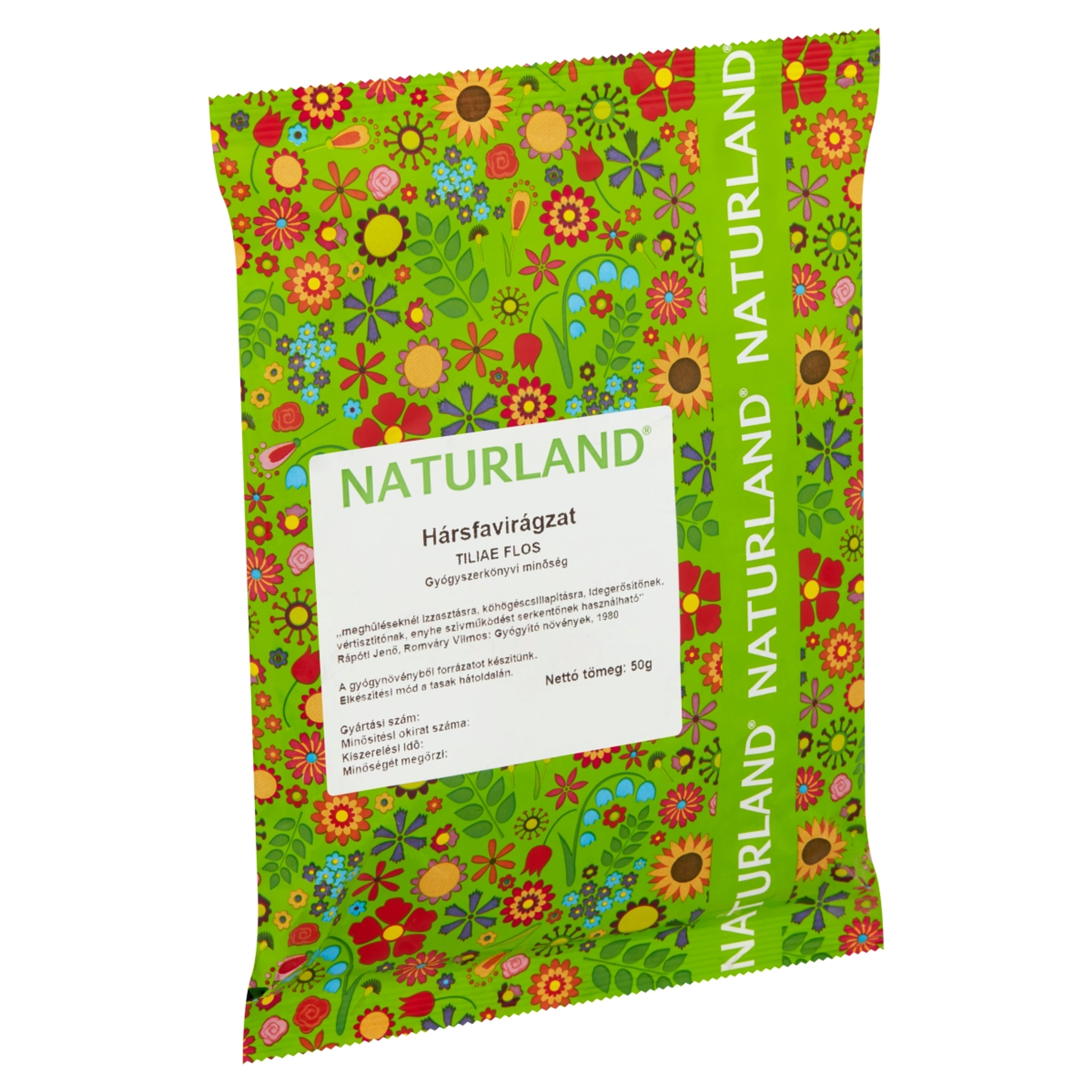 Naturland tasakos Hársfavirágzat tea - 50 g-2