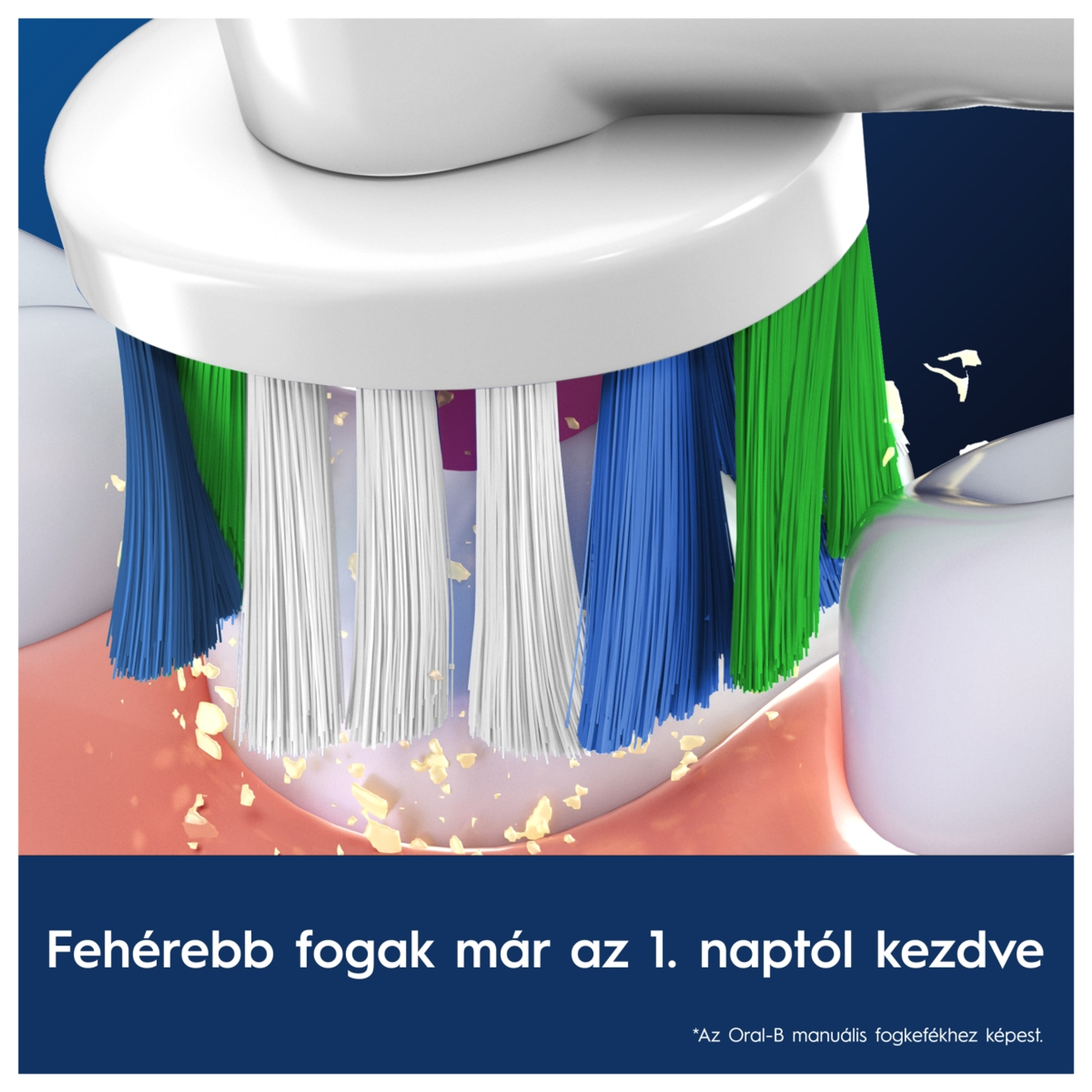 Oral-B Pro 3D White fogkefefej - 2 db-7