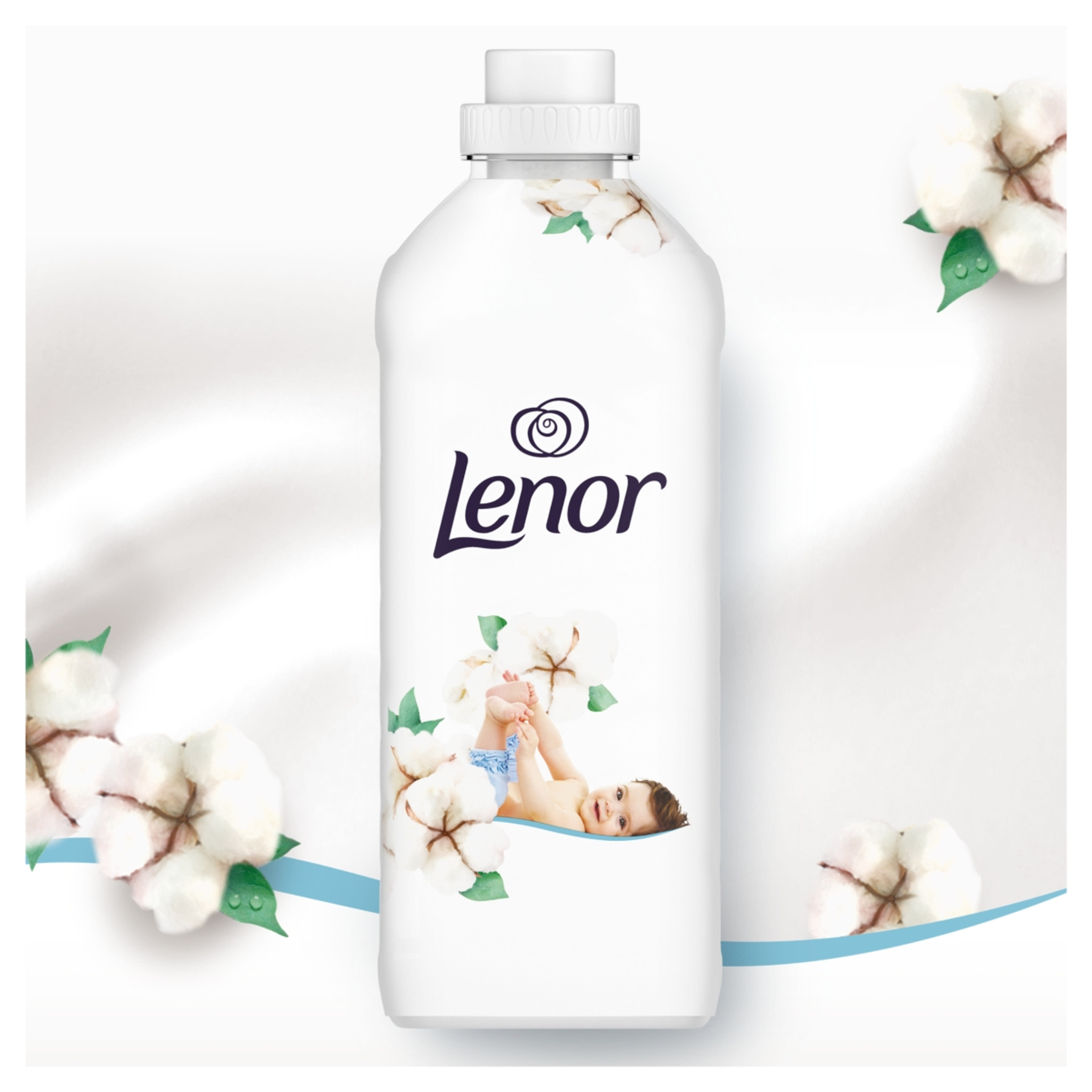 Lenor Sensitive Cotton Fresh öblítő duo 118 mosáshoz - 2478 ml-5