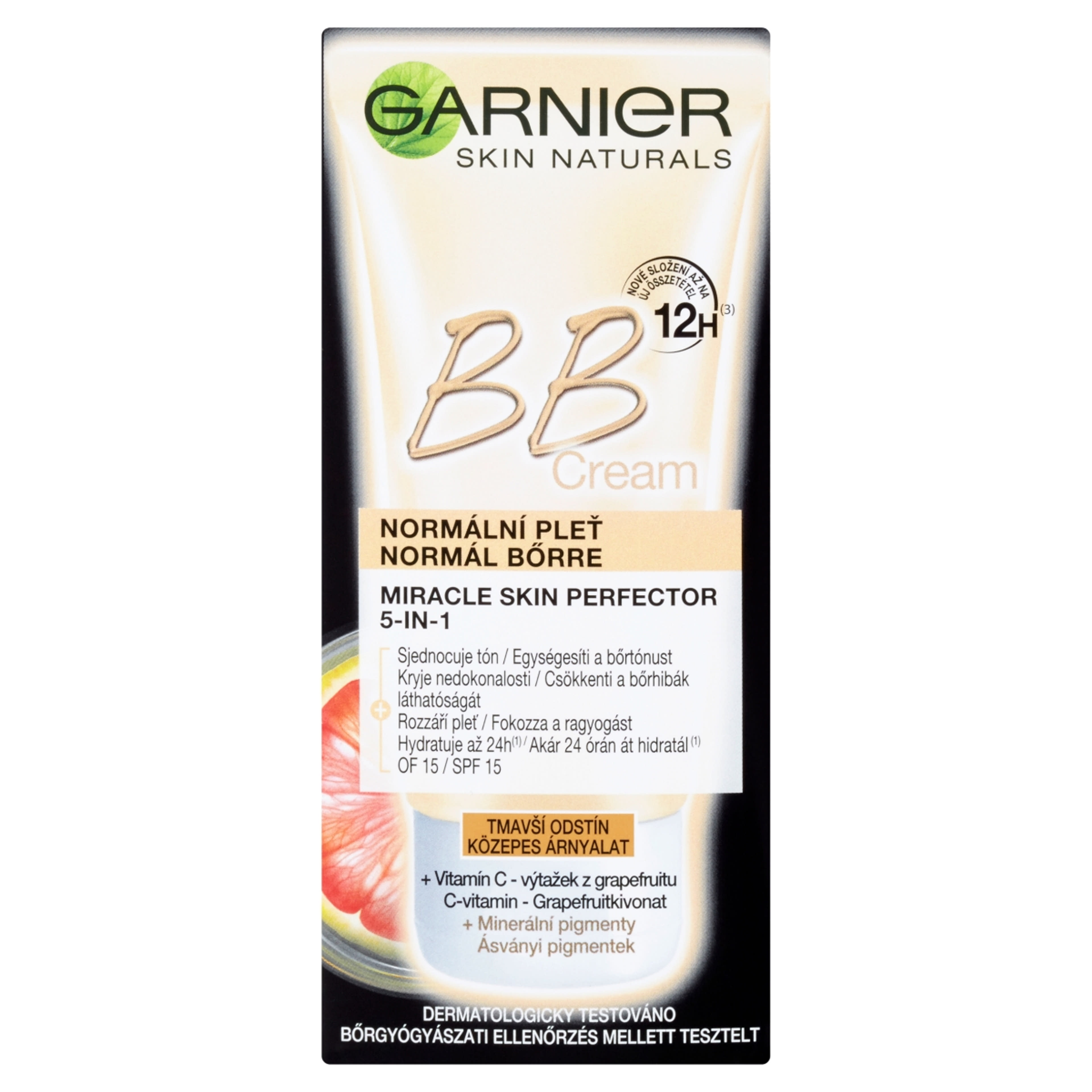 Garnier Skin Naturals All-In-One Perfecting Care BB Krém Normál Bőrre Közepes Árnyalat SPF 15 - 50 ml-1