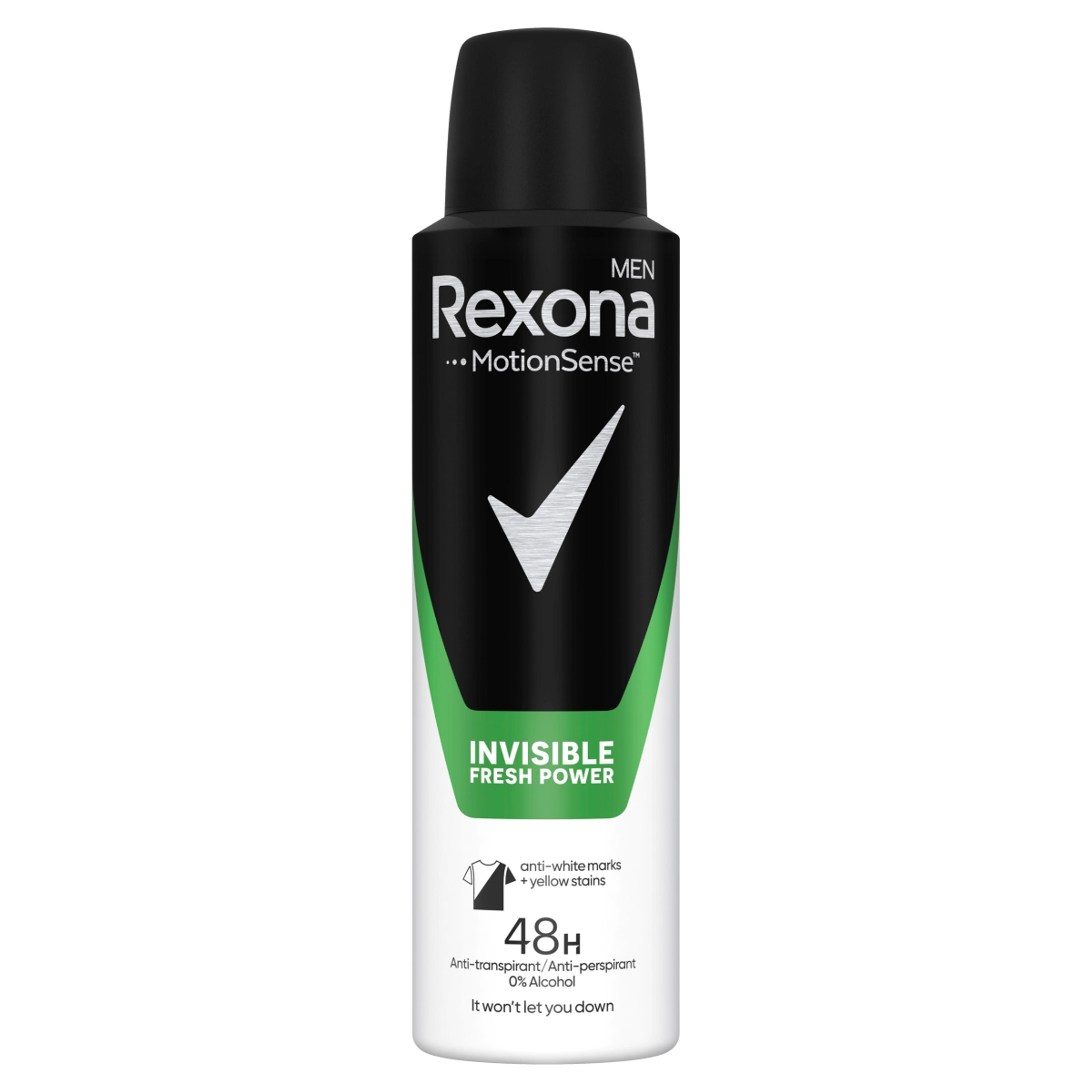 Rexona Invisible Fresh Power férfi deodorant spray - 150 ml-1
