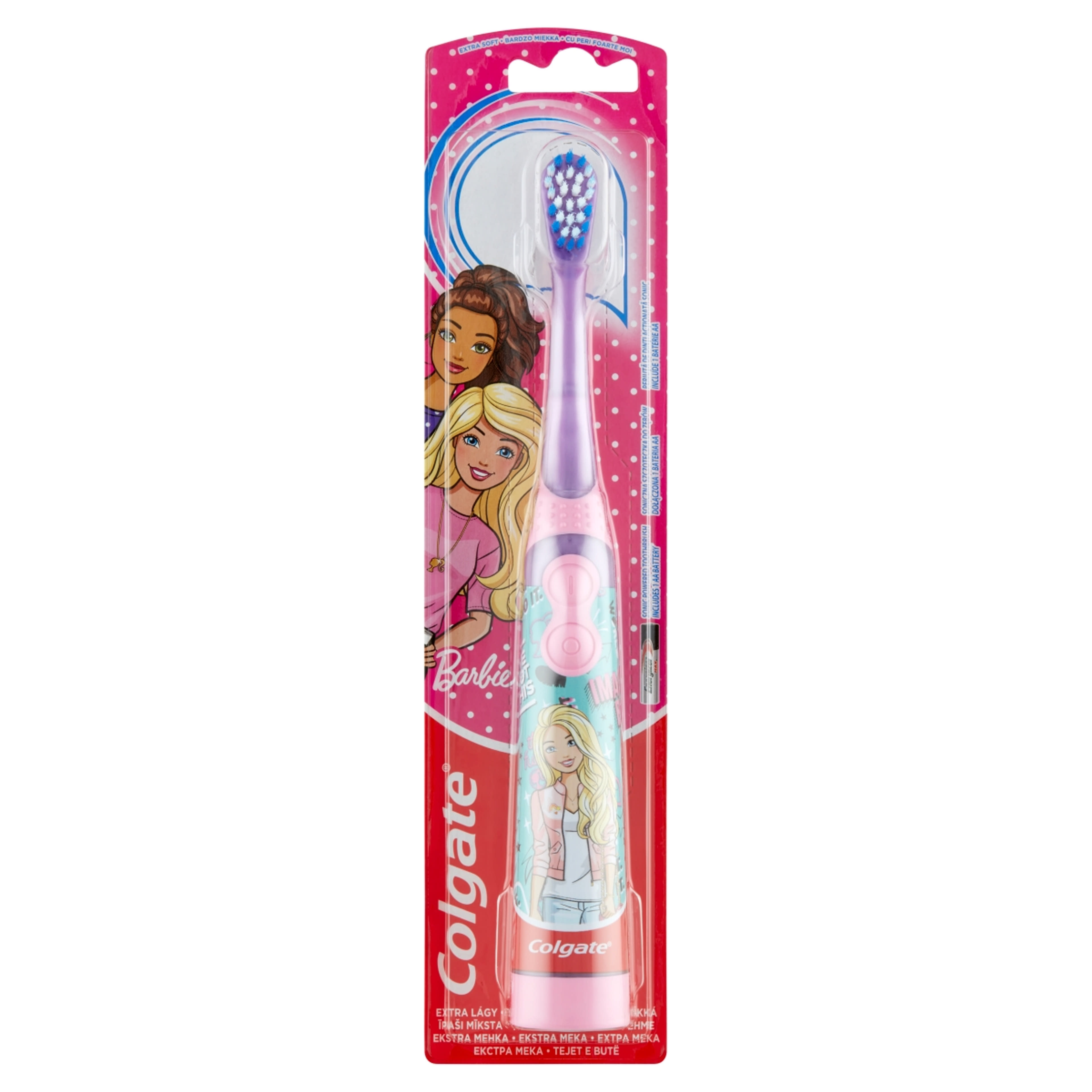 Colgate Barbie gyerek elemes  fogkefe - 1 db-1