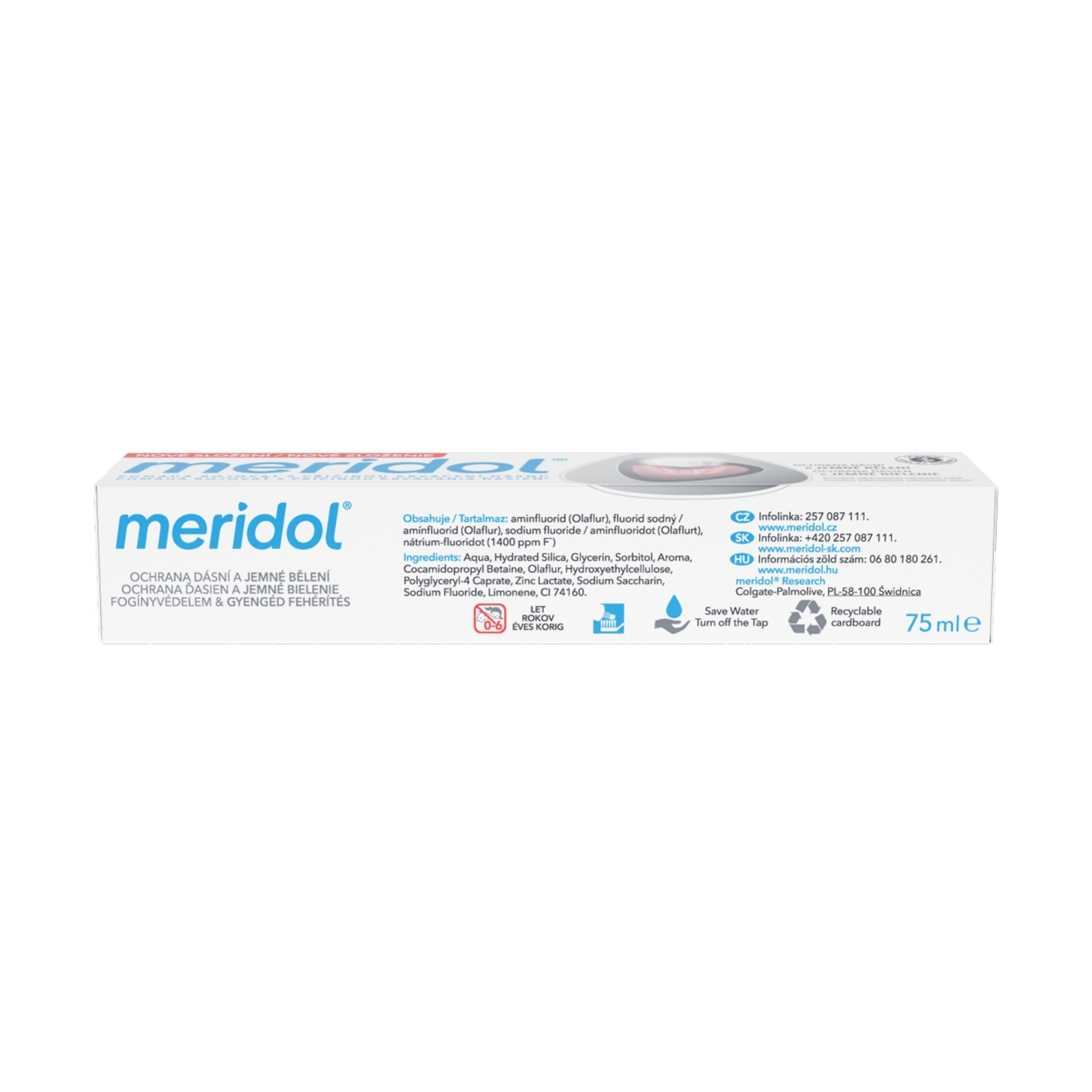 Meridol Gentle White fogkrém - 75 ml-3