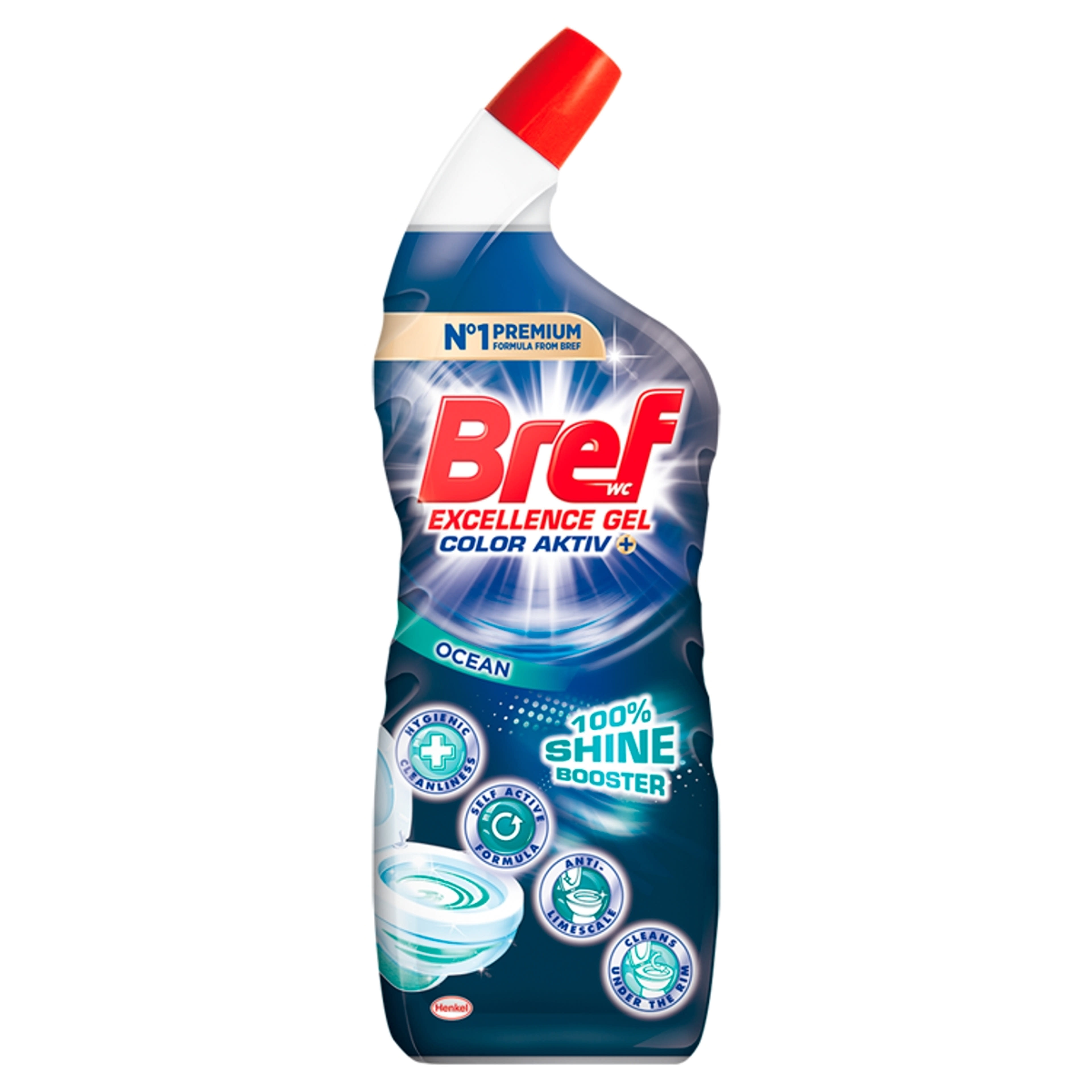 Bref Excellence Gel Color Activ+ Ocean WC tisztító - 700 ml-1