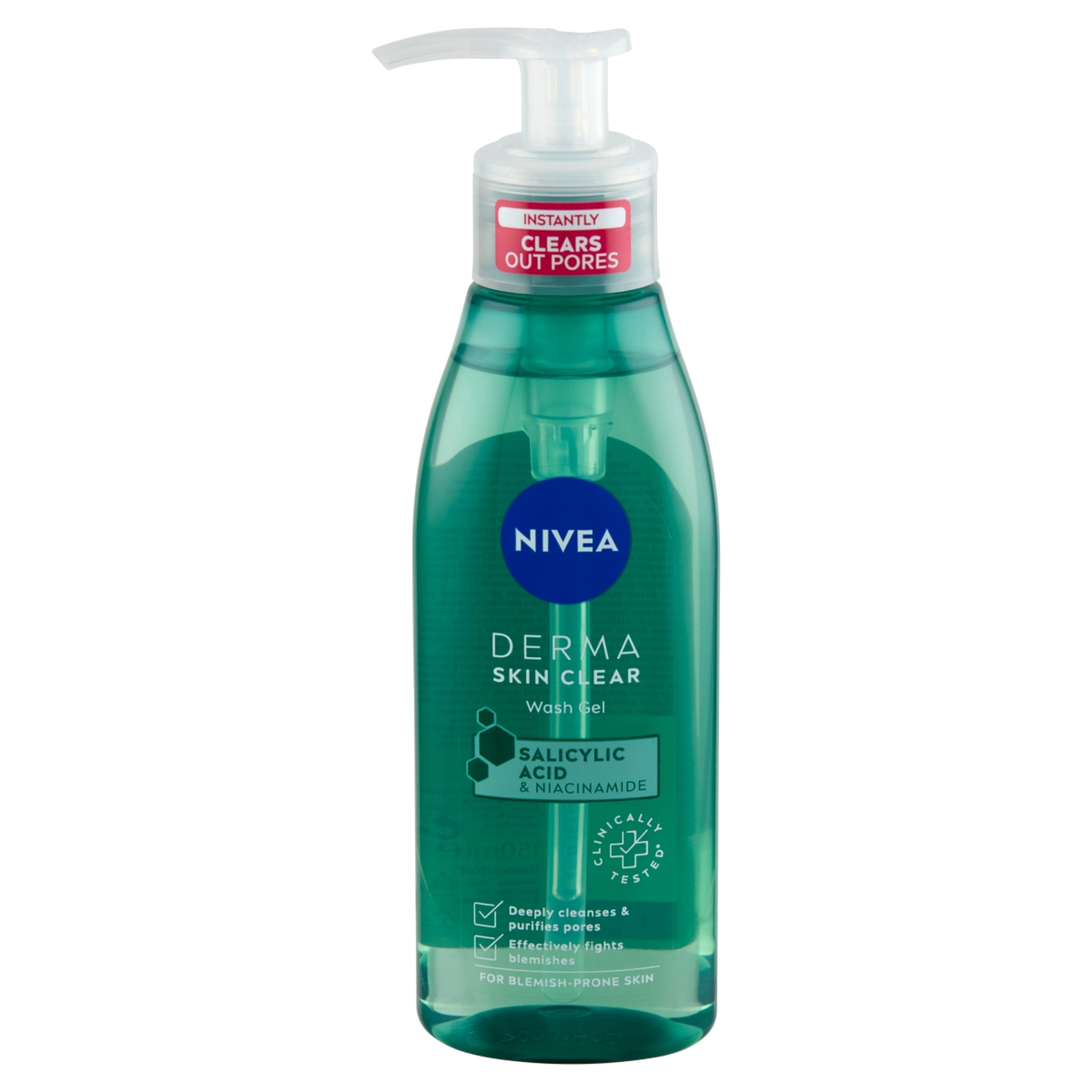 Nivea Derma Skin Clear arctisztító gél -150 ml-2
