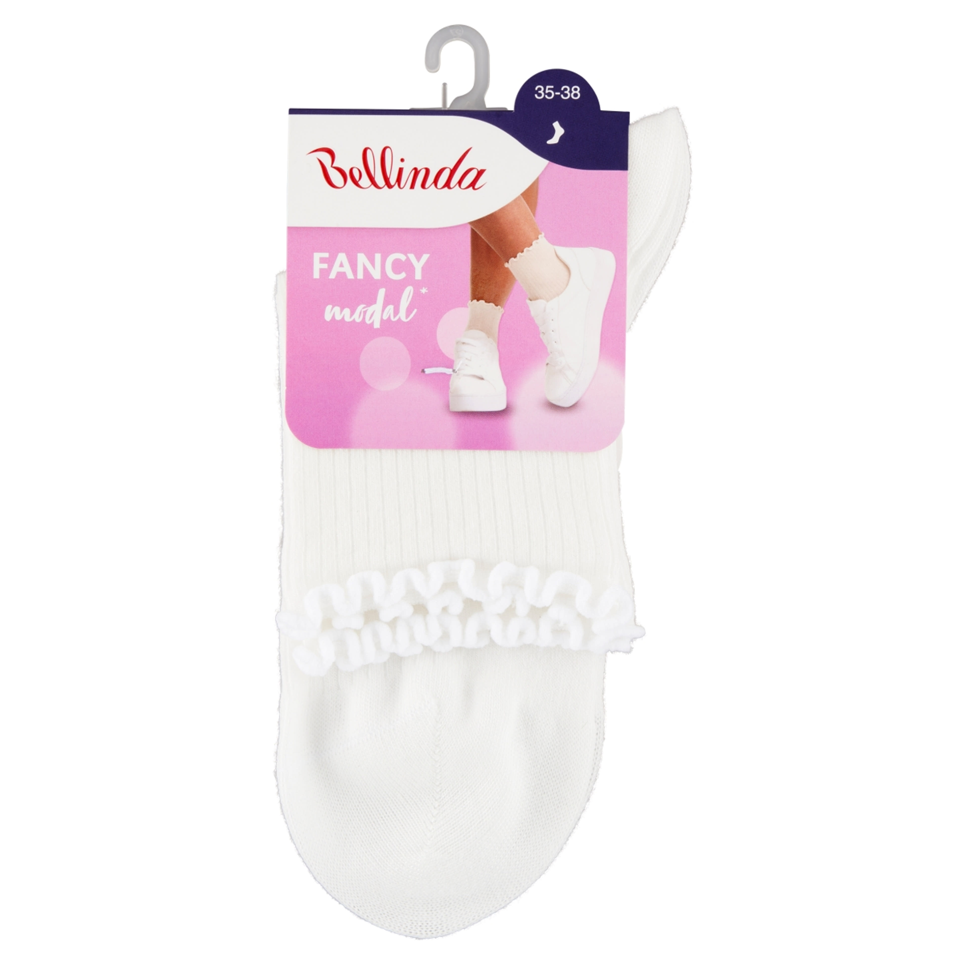 Bellinda Fancy Modal női zokni /fekér 35-38 - 1 db
