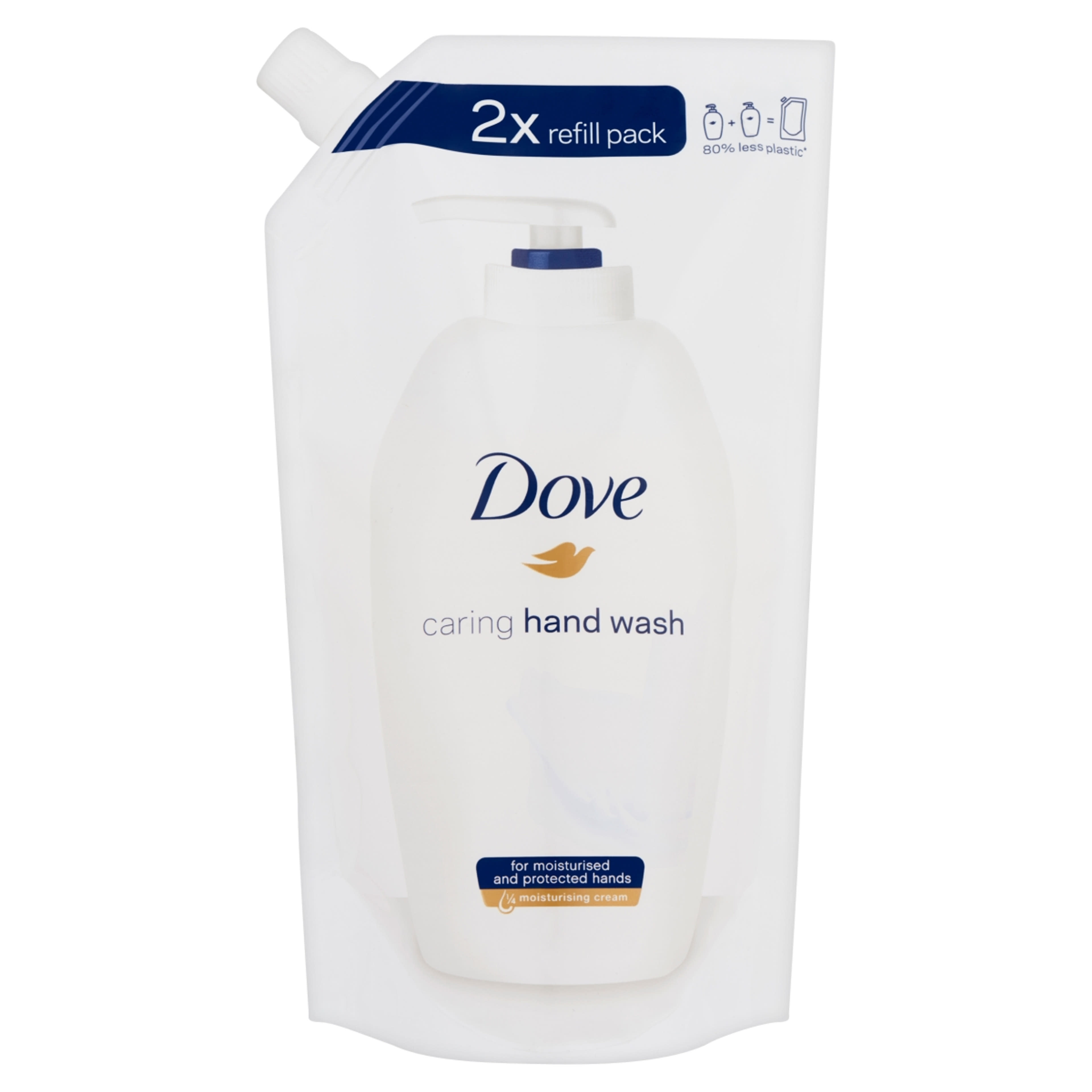 Dove Caring szépségápoló folyékony krémszappan utántöltő - 500 ml-1