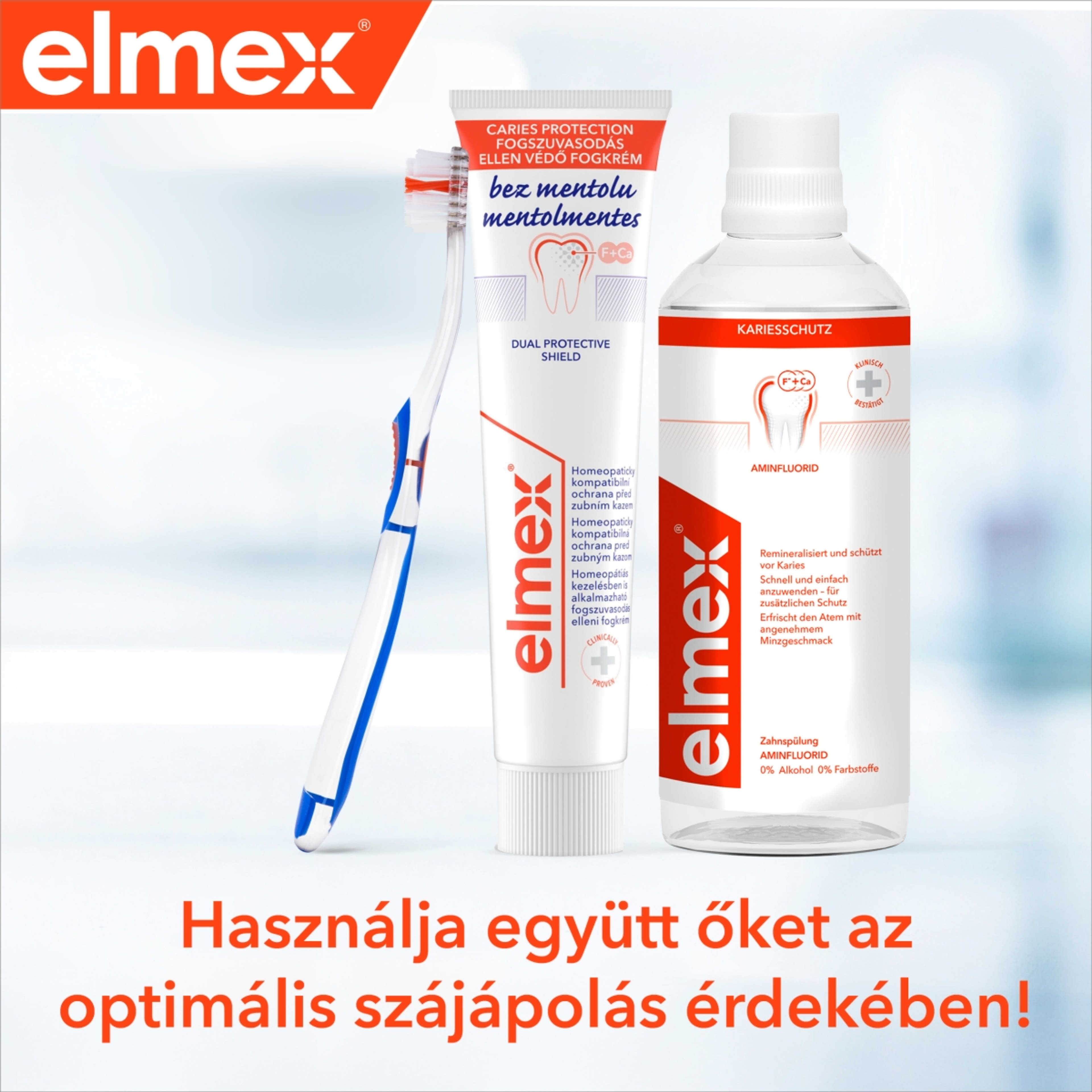 Elmex Caries Protection Mentolmentes fogkrém fogszuvasodás ellen - 75 ml-8