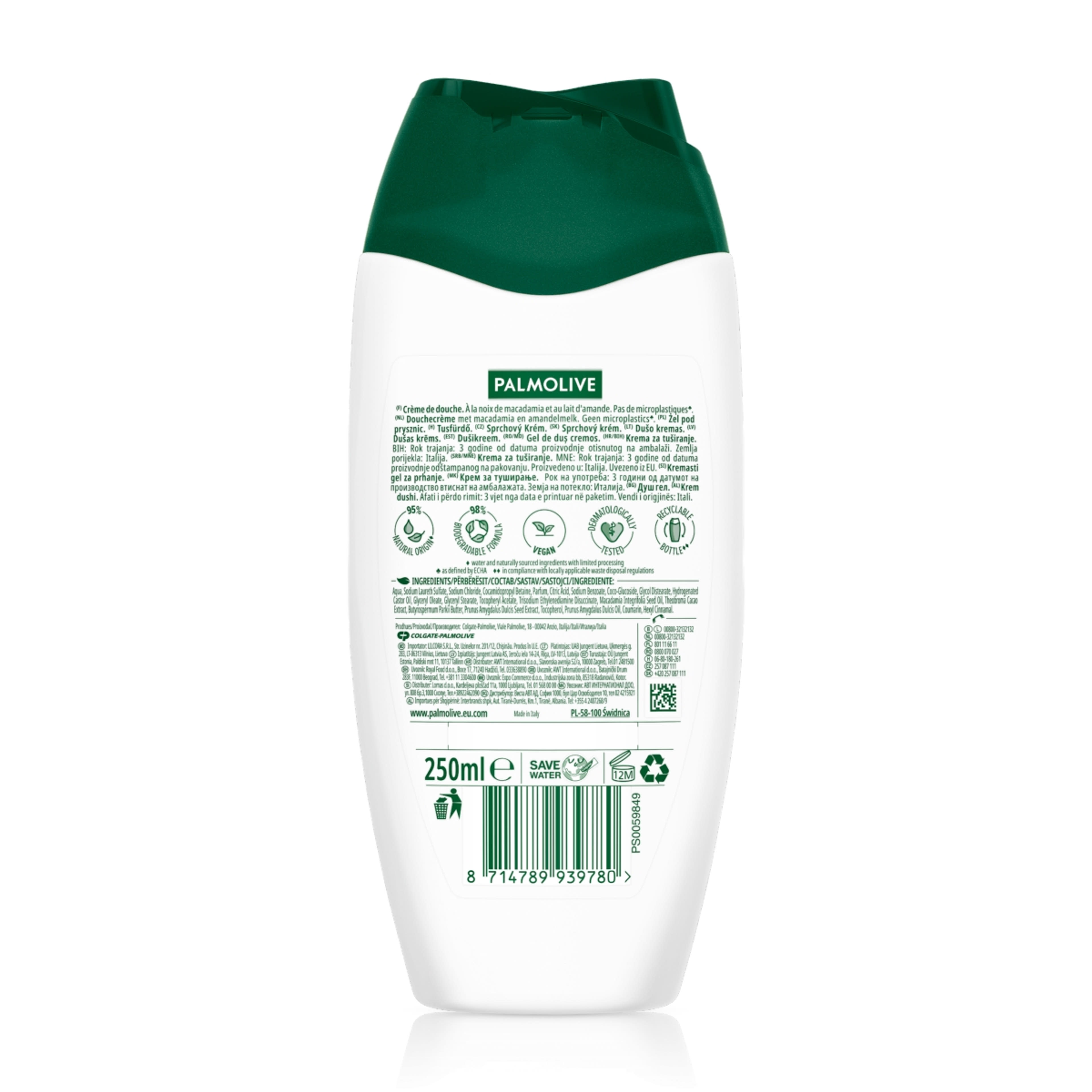 Palmolive Naturals Macadamia & Milk tusfürdő - 250 ml-3