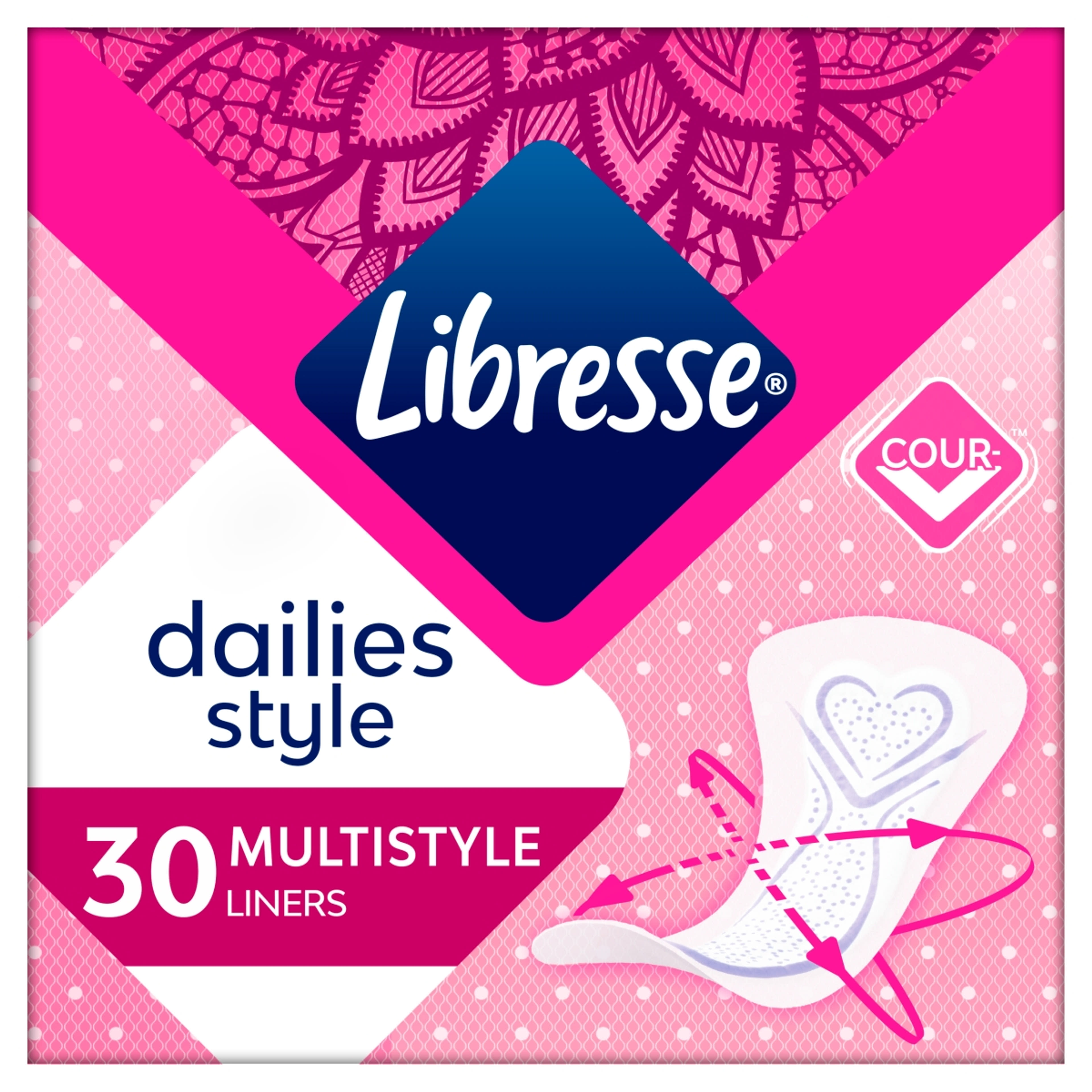 Libresse Multistyle tisztasági betét - 30 db-3
