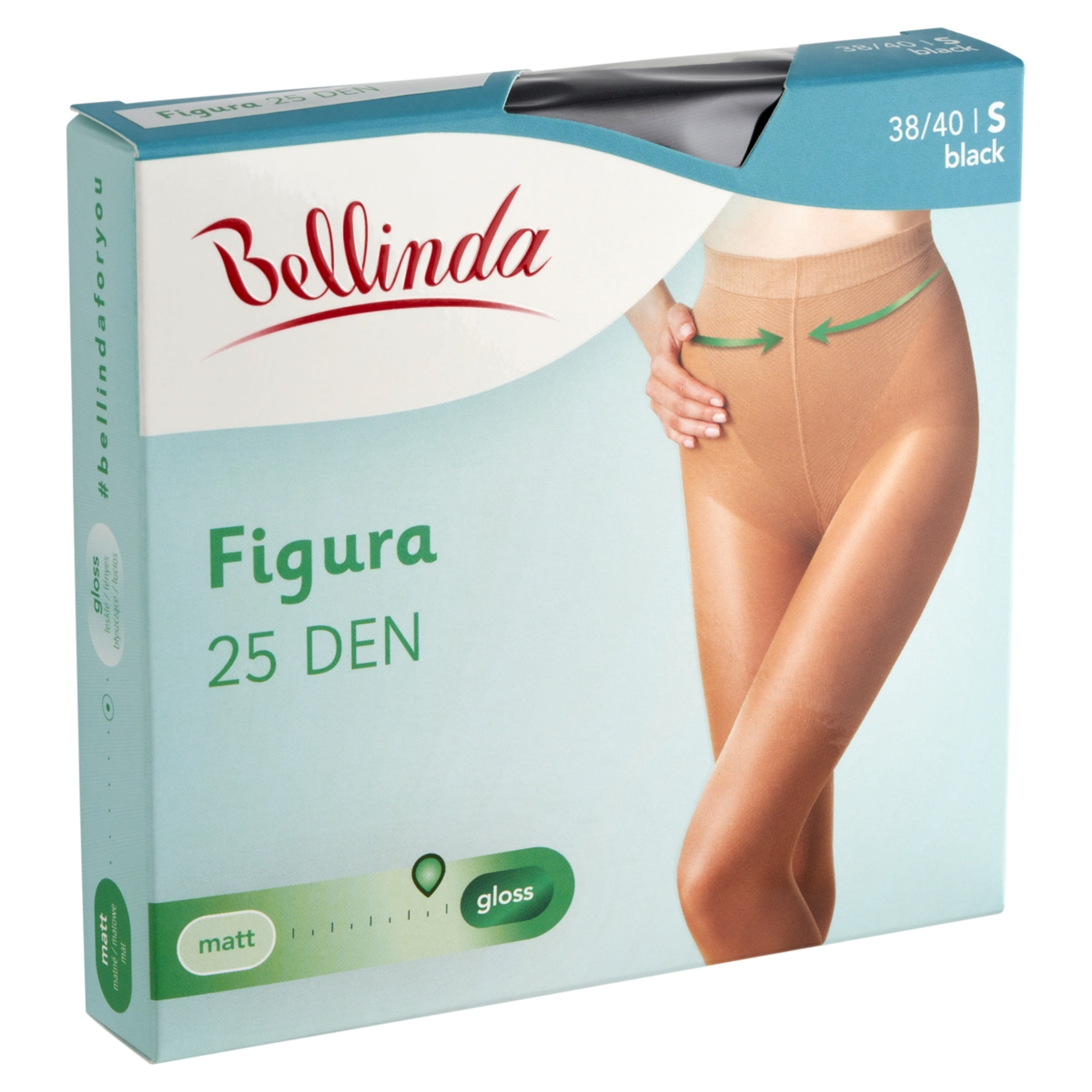 Bellinda Figura 25 Den Fekete S Harisnya - 1 db-2