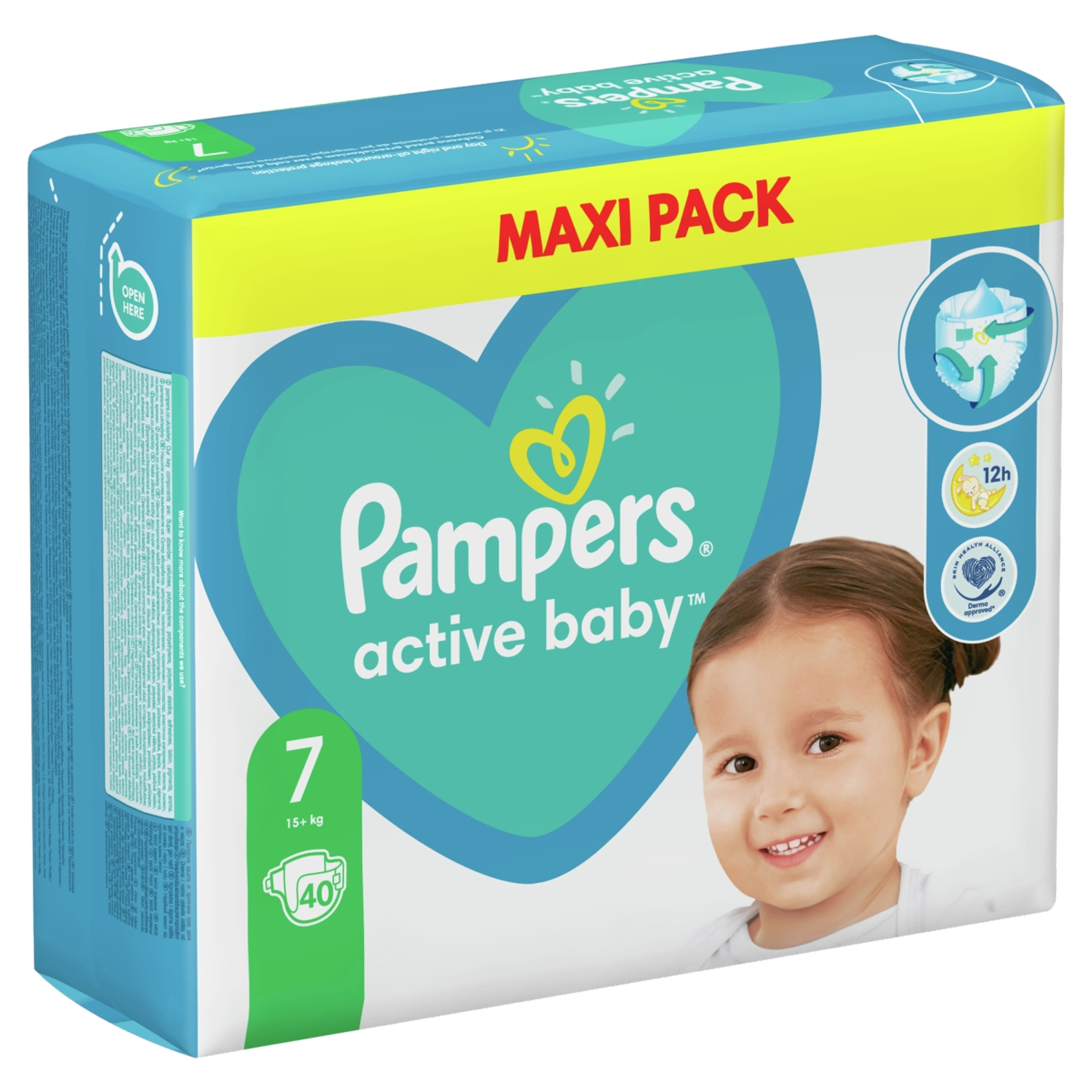 Pampers Active Baby Maxi Pack Pelenka 7 - 40 db-2