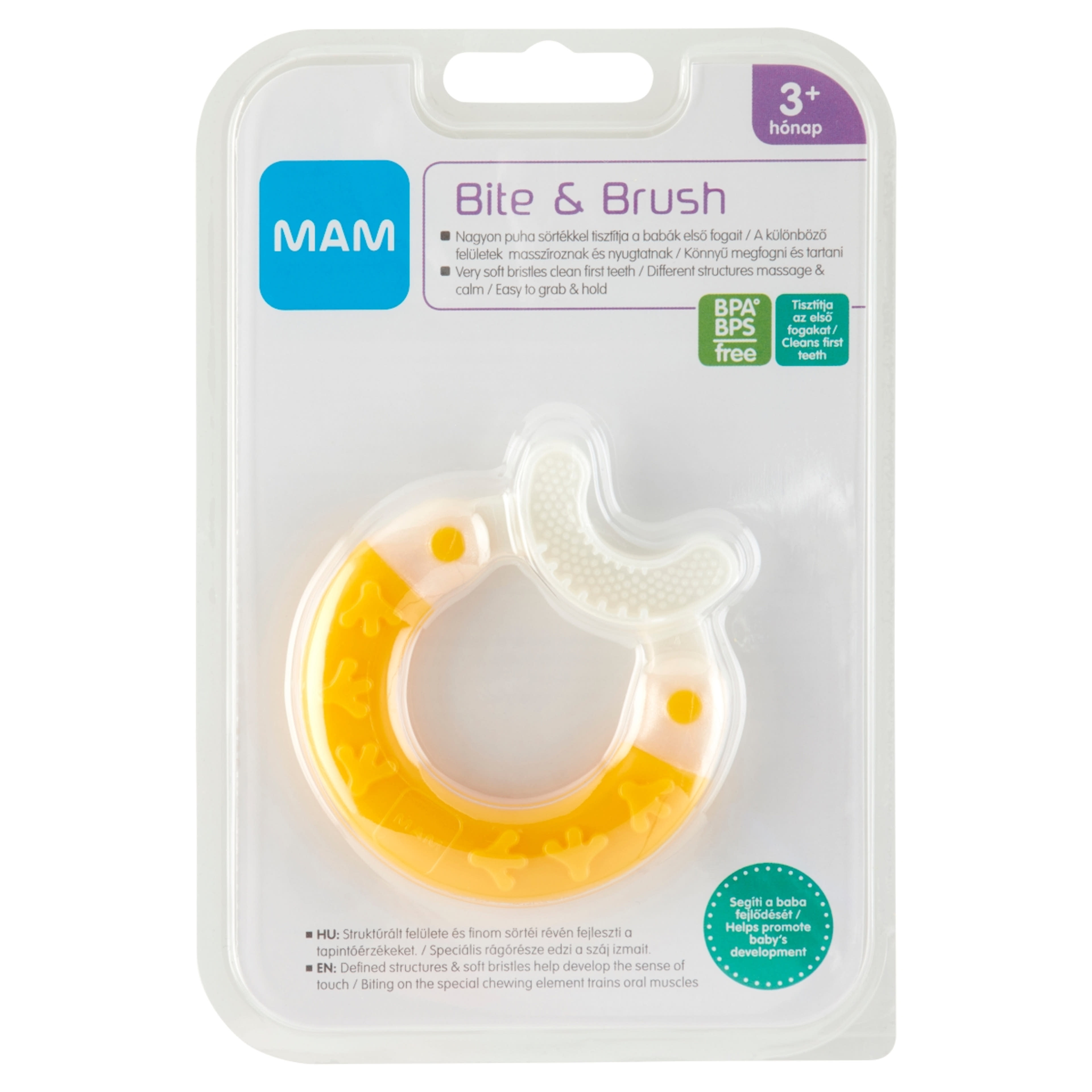 Mam Bite&Brush Rágóka 3 Hónapos Kortól - 1 db-1