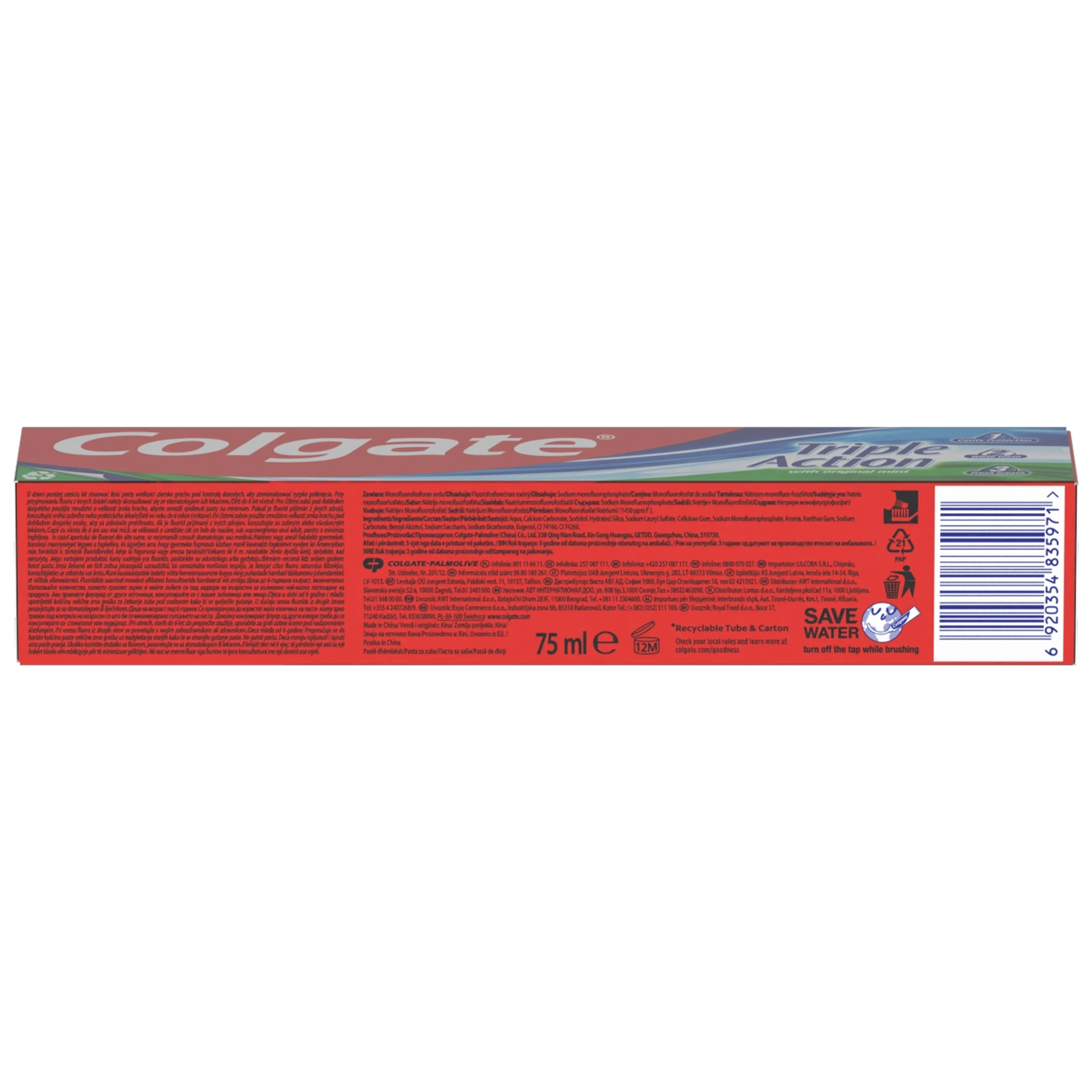 Colgate Triple Action fogkrém - 75 ml-3