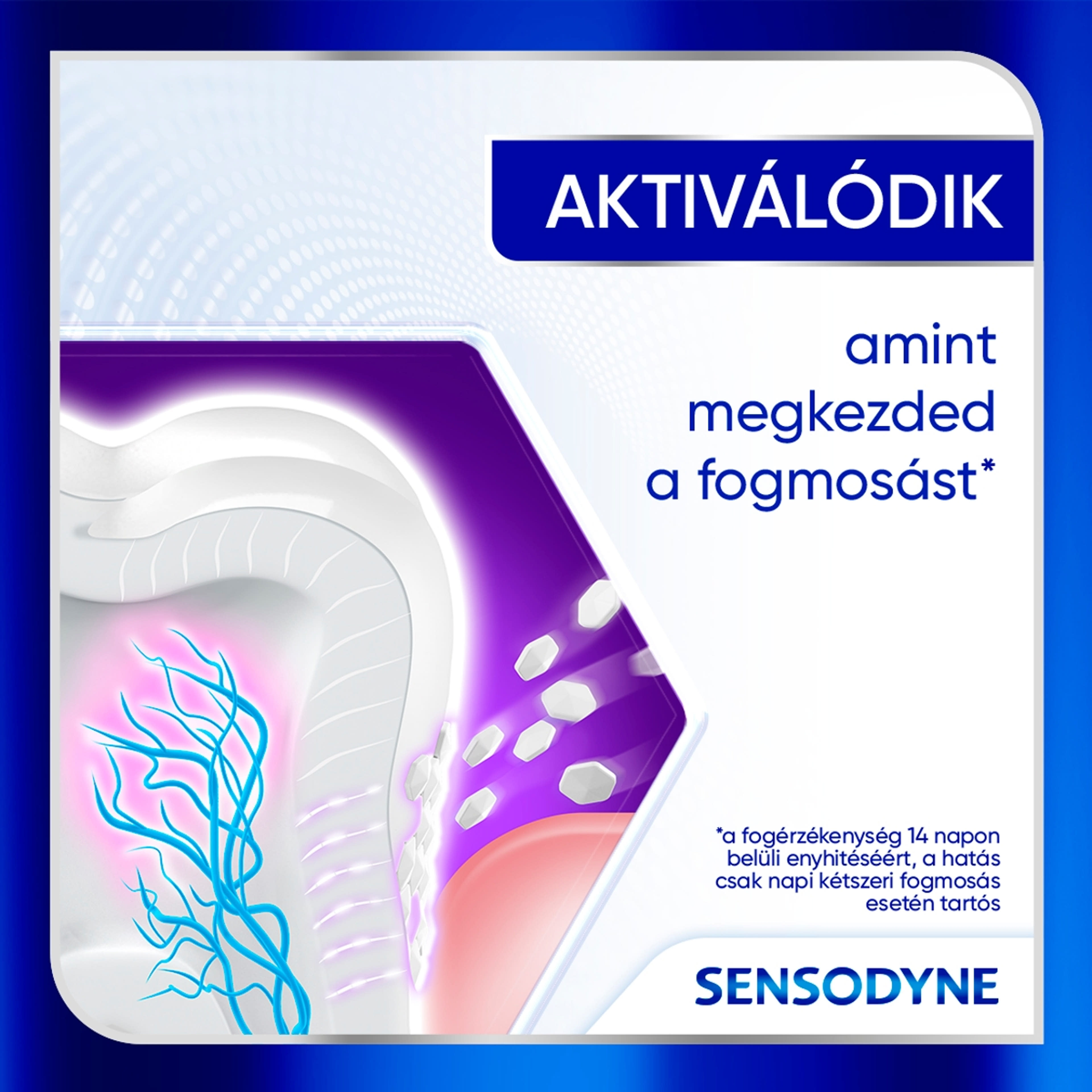 Sensodyne Clinical Repair Active Clean fluoridos fogkrém - 75 ml-3