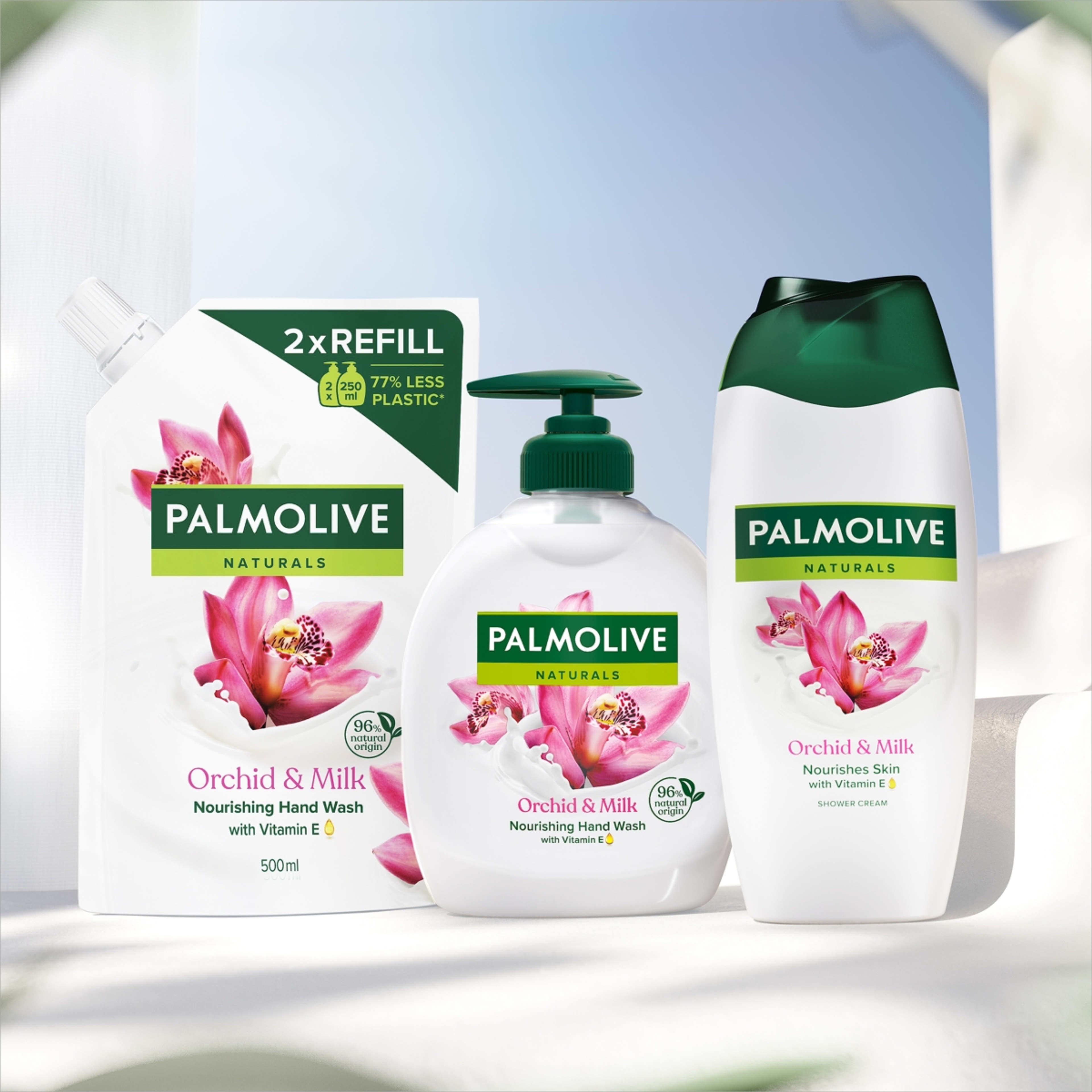 Palmolive Naturals Milk & Orchid folyékony szappan utántöltő - 500 ml-7