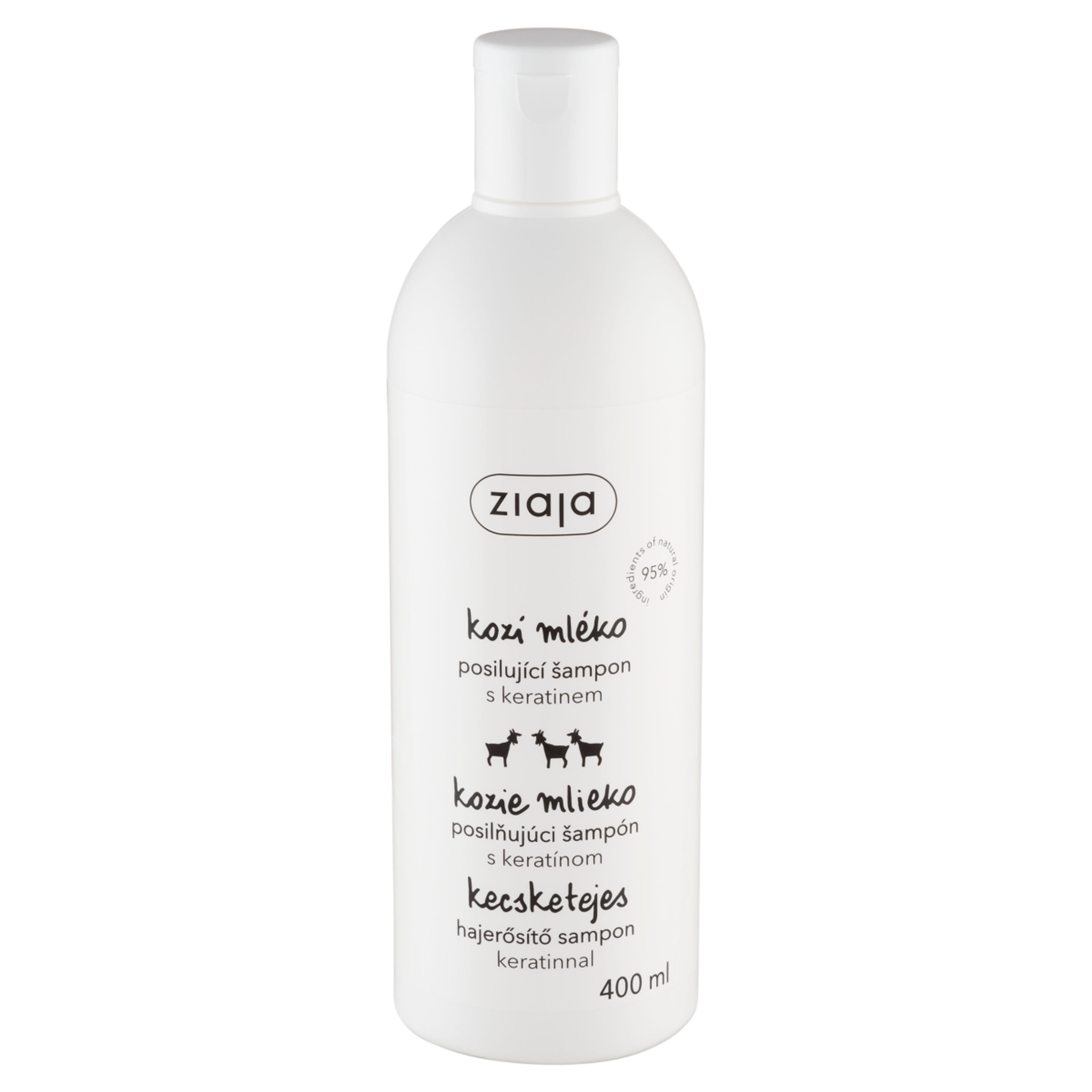 Ziaja Kecsketejjel Hajerősítő sampon - 400 ml-2