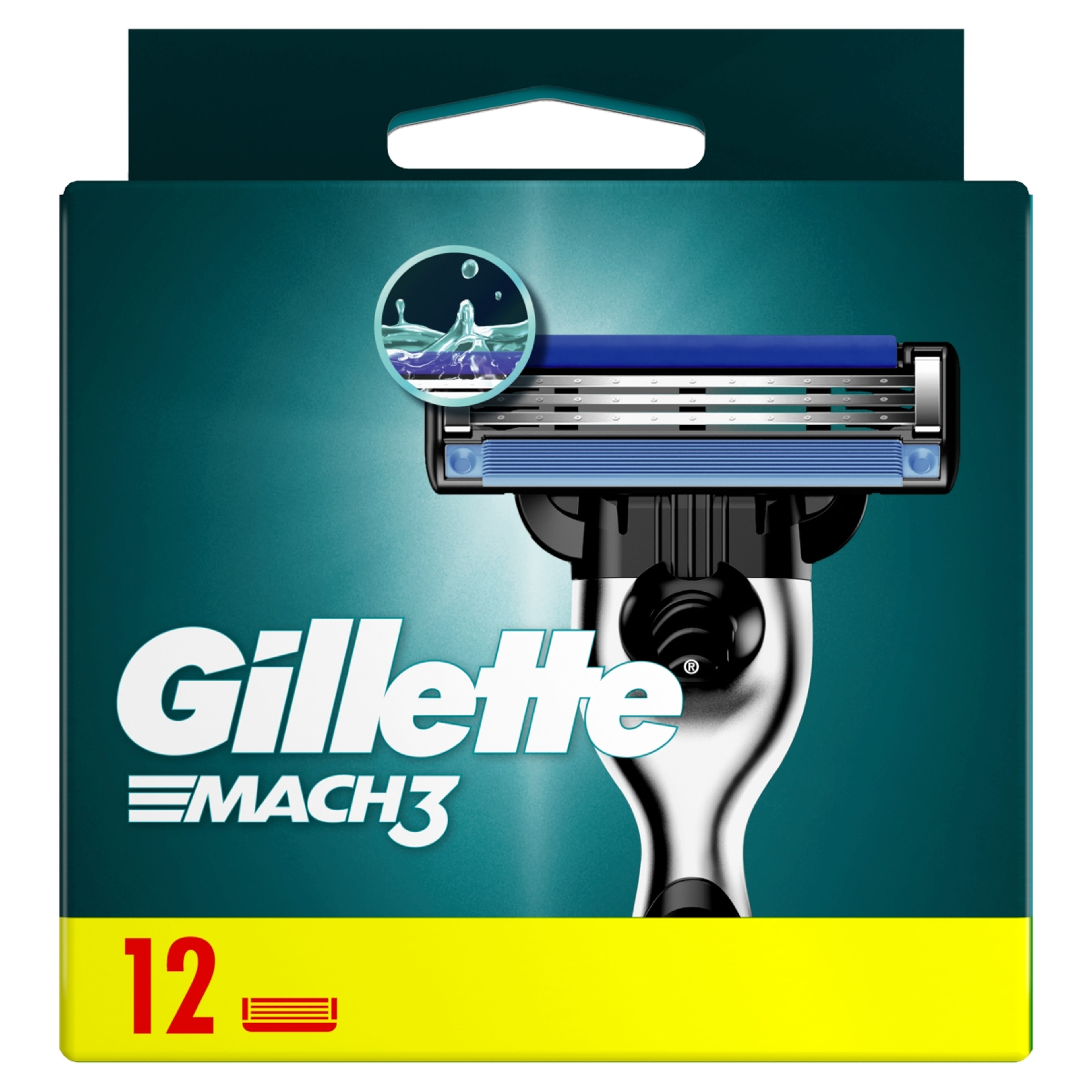 Gillette Mach3 férfi borotvabetét - 12 db