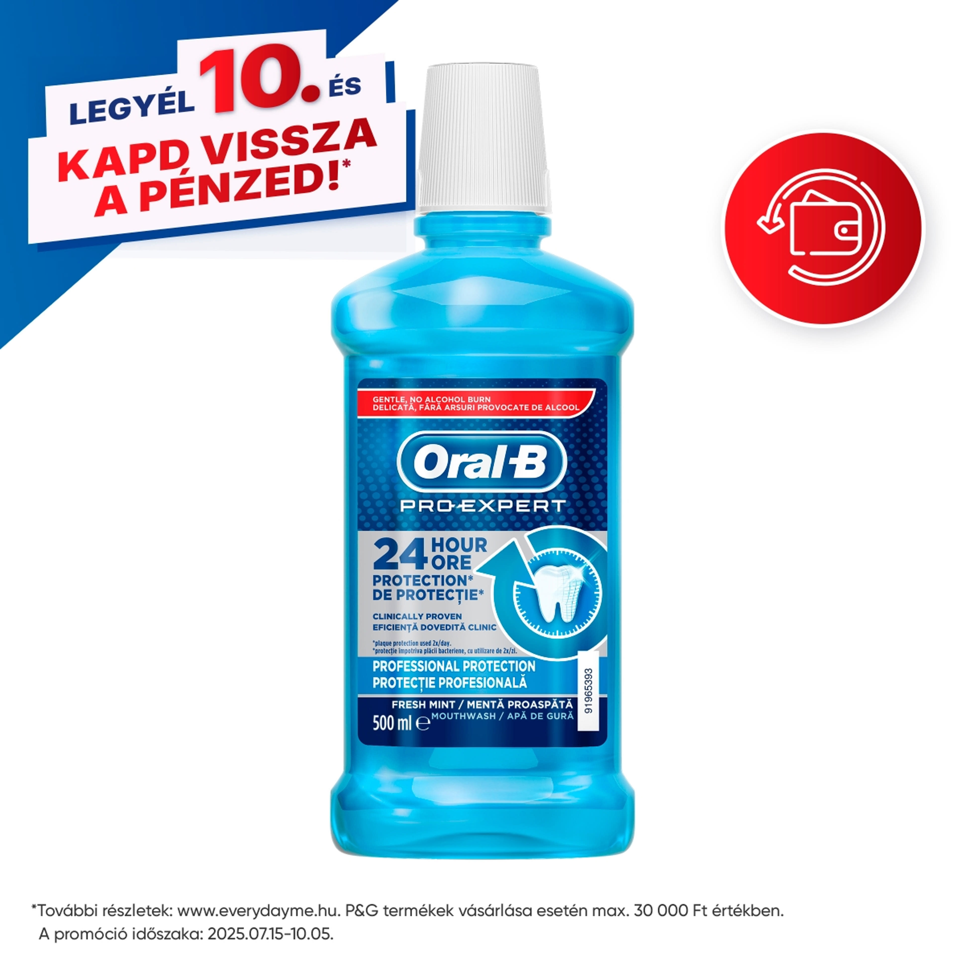 Oral-B Pro-Expert Professional Protection szájvíz - 500 ml