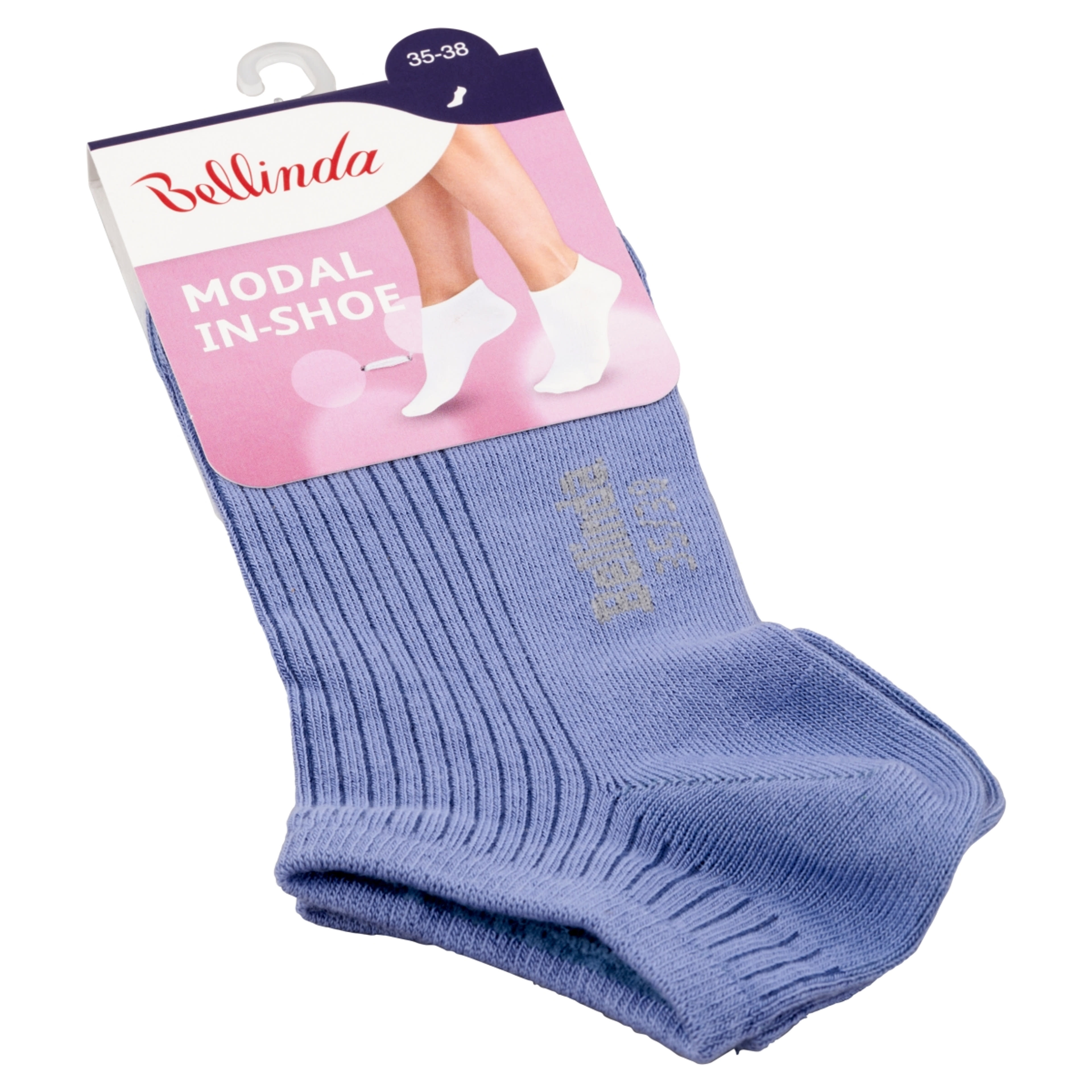 Bellinda In-Shoe Modal női zokni /fekér 35-38 - 1 db-2