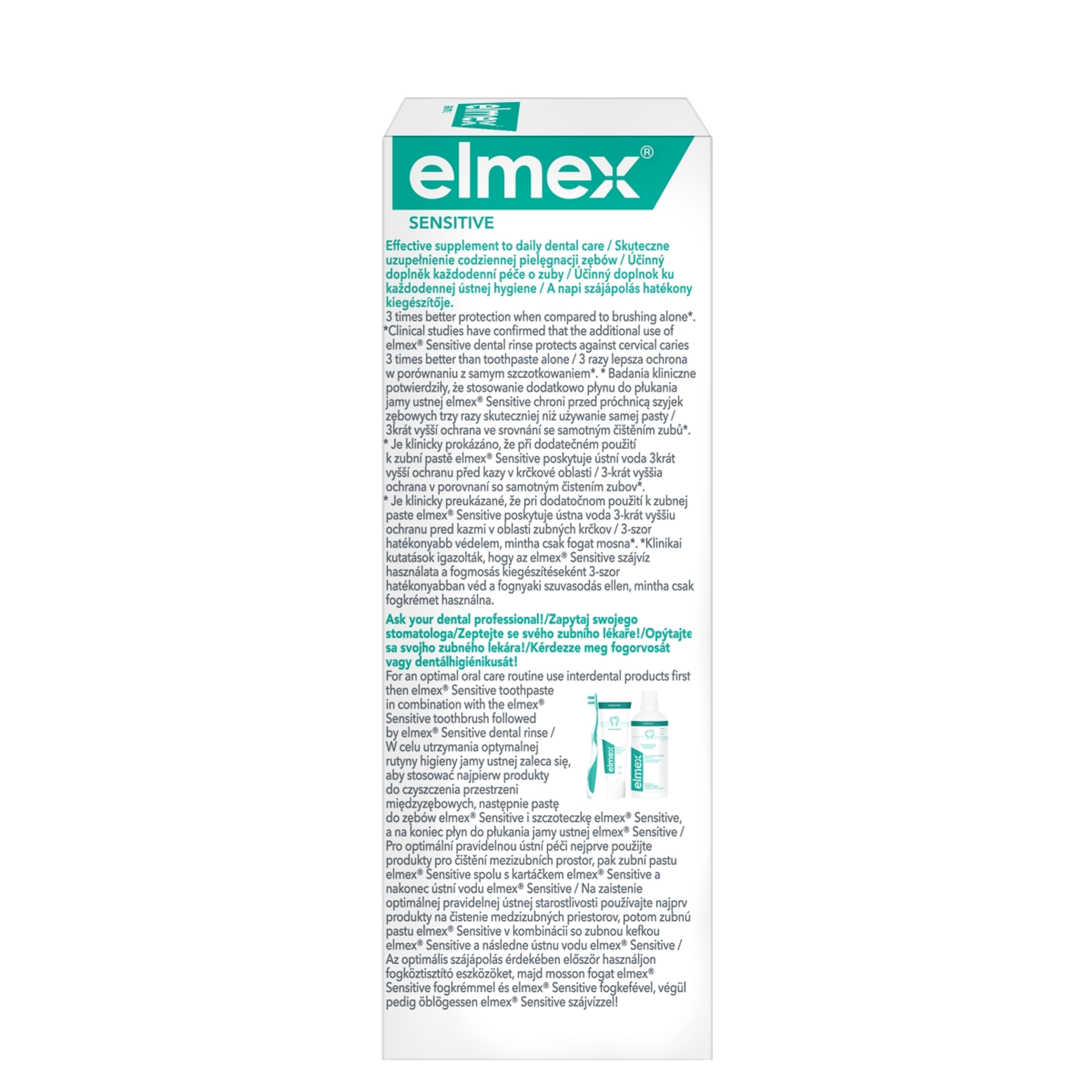 Elmex Sensitive szájvíz - 400 ml-3