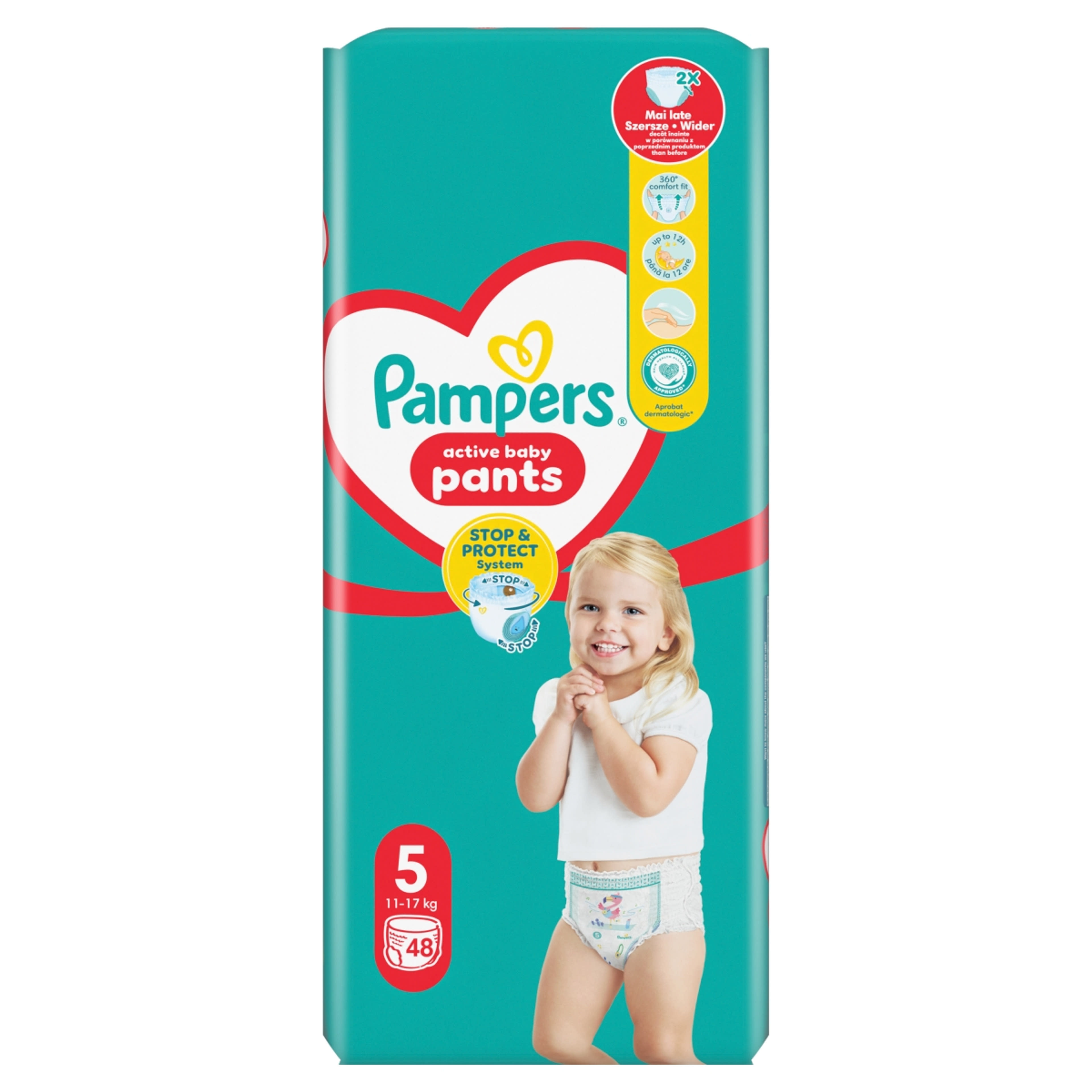 Pampers Pants Jumbo Pack Pelenka 5-ös 12-17kg - 48 db