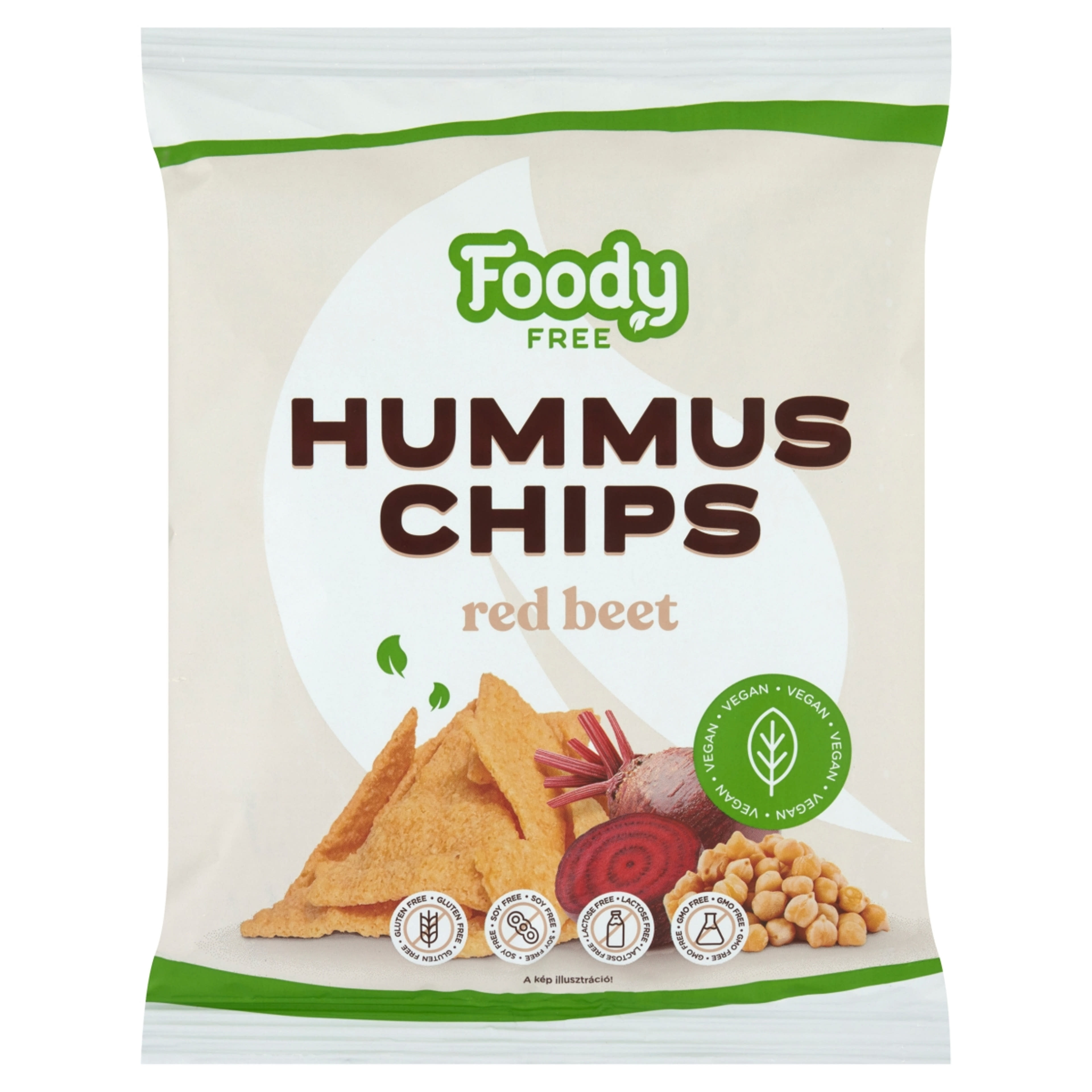 Foody free hummus chips céklával - 50 g