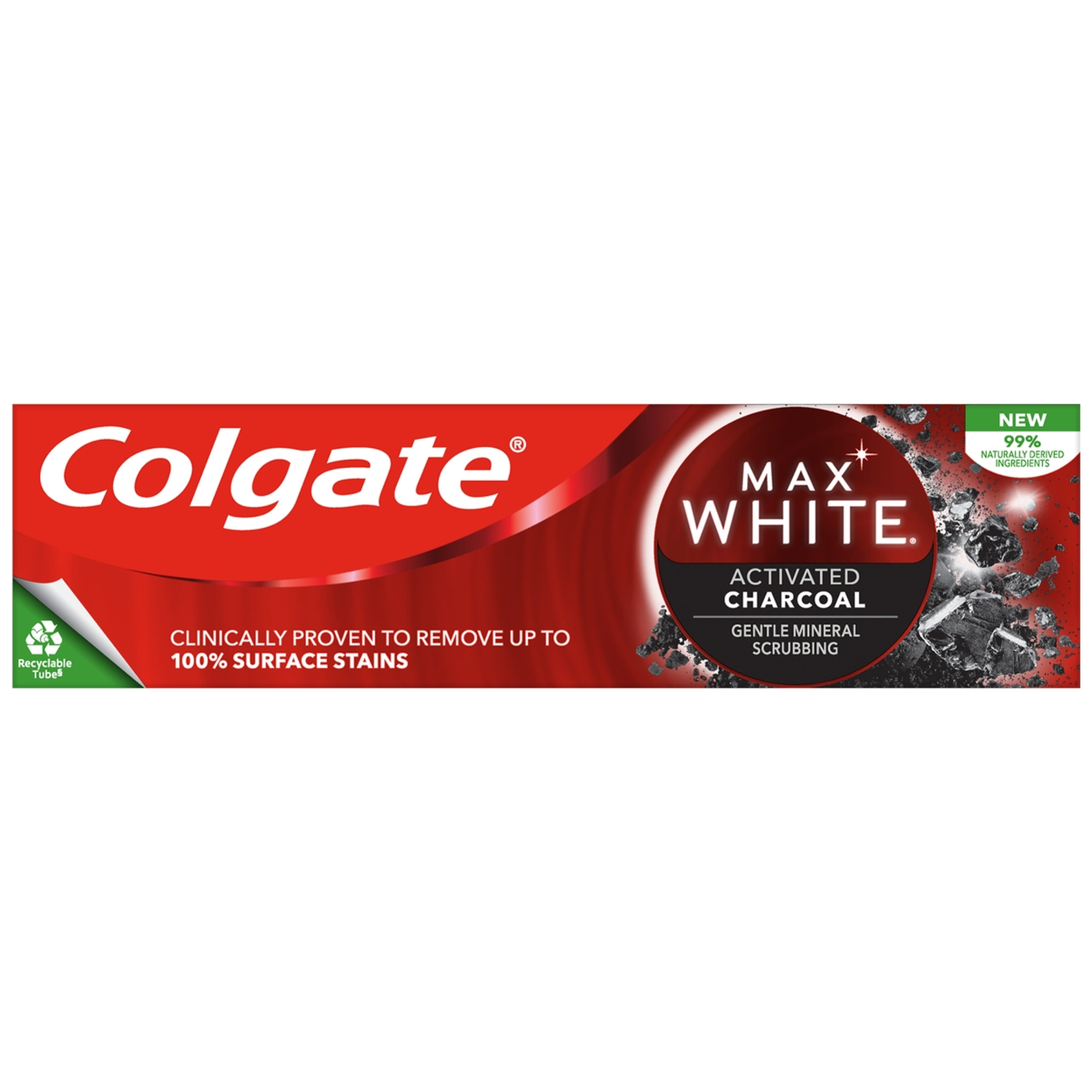 Colgate Max White Charcoal fogfehérítő fogkrém - 75 ml