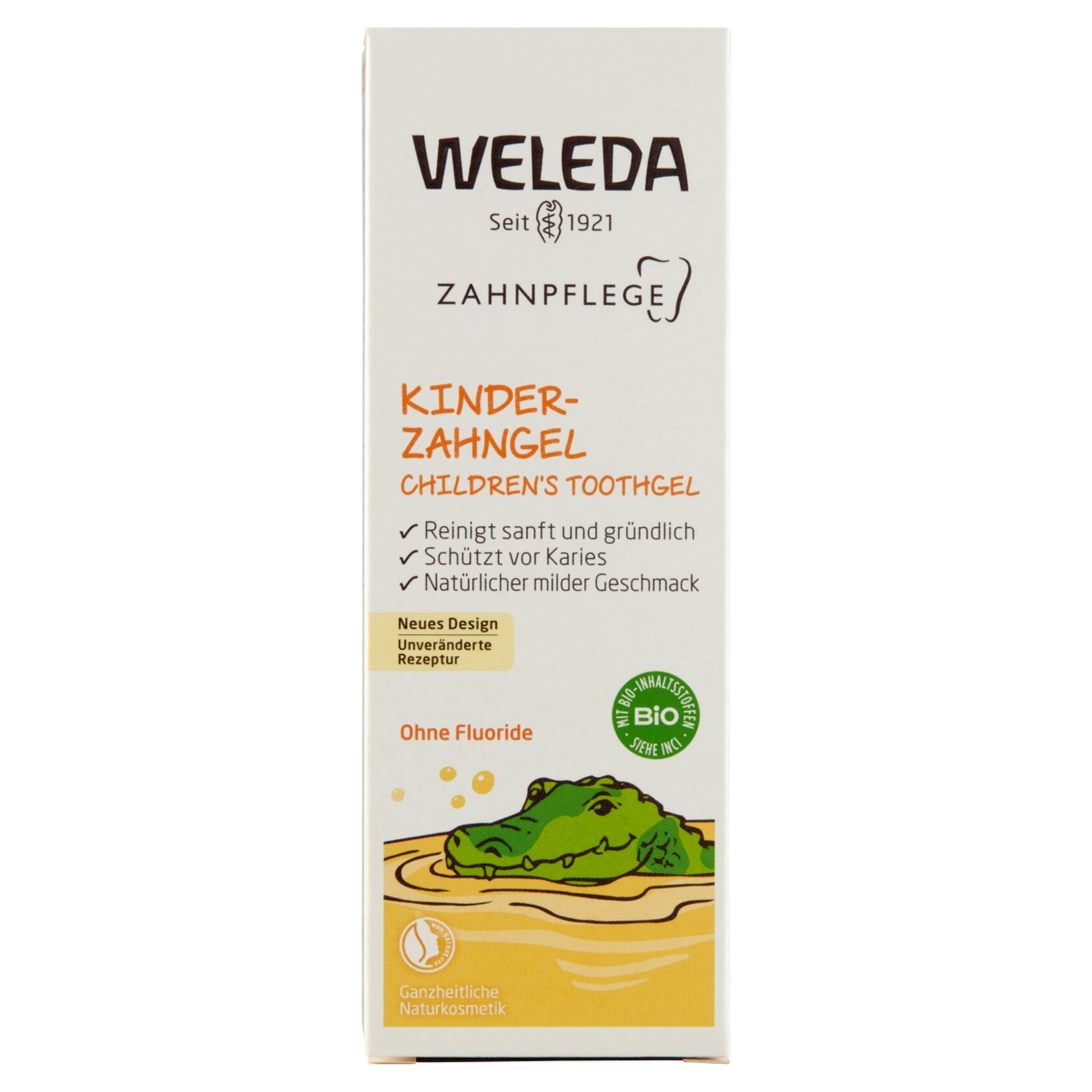 Weleda Zselés fluoridmentes natúr fogkrémgél tejfogakra - 50 ml