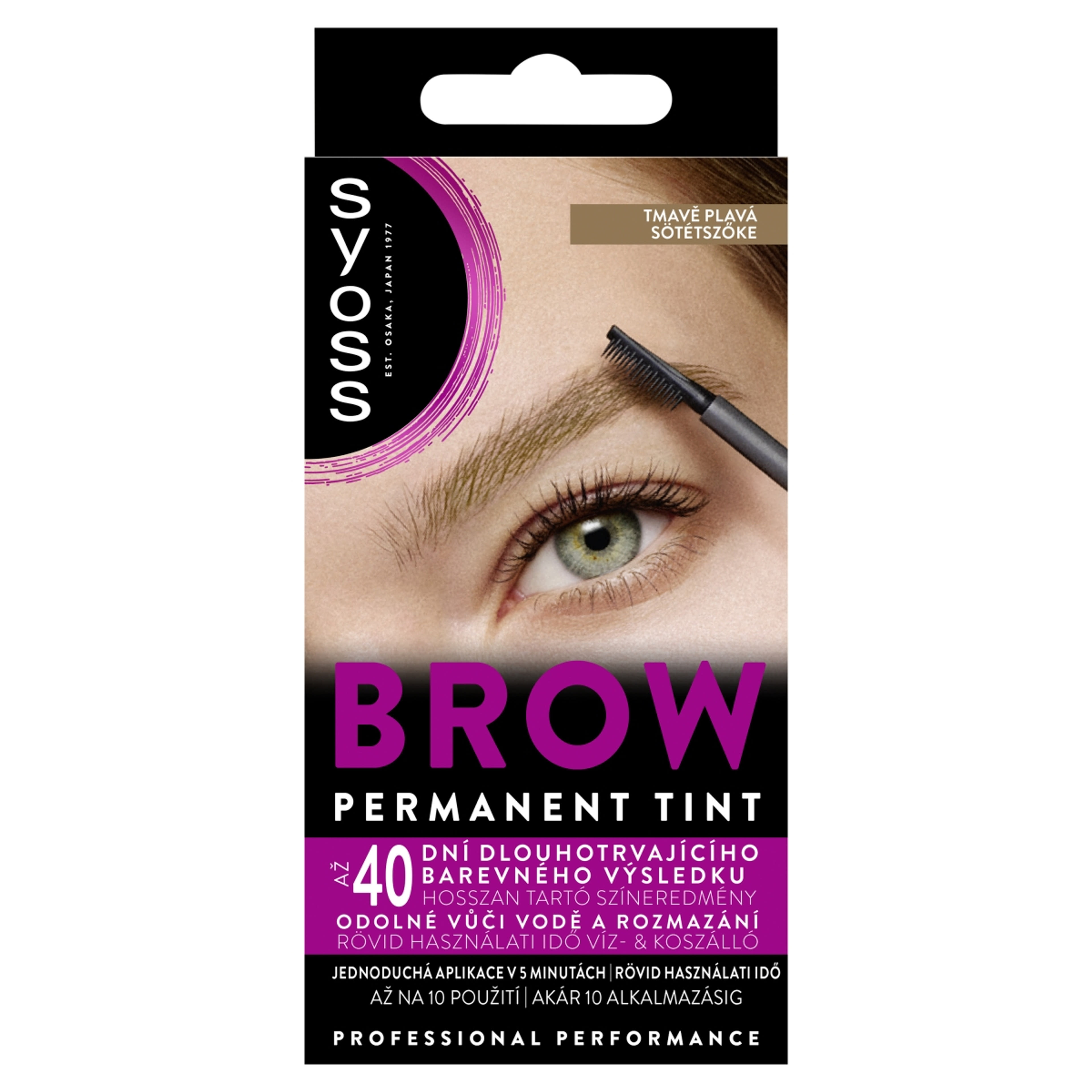 Syoss Brow Tint szemöldökfesték sötétszőke - 1 db-1