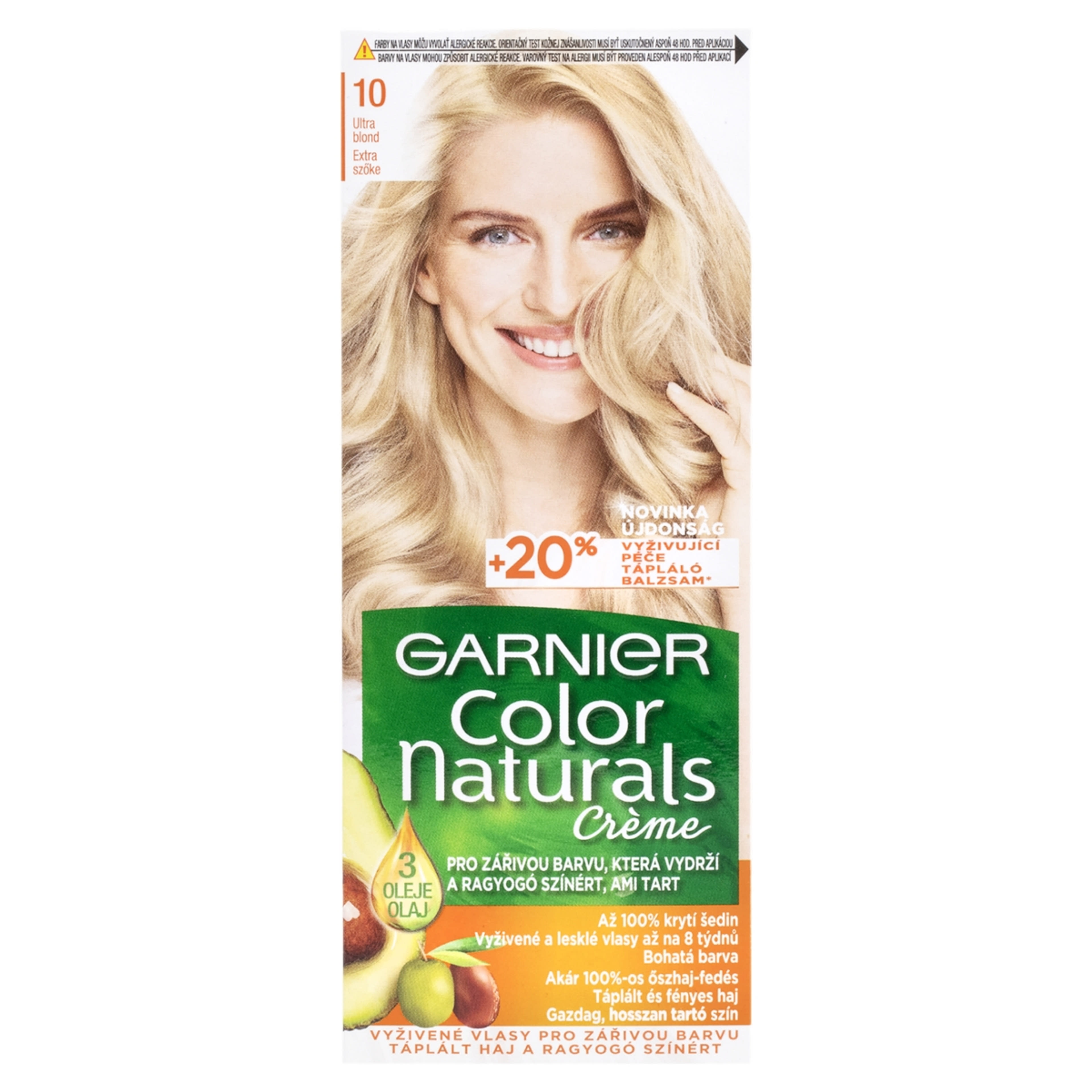 Garnier Color Naturals Tartós hajfesték 10 Extra szőke - 1 db