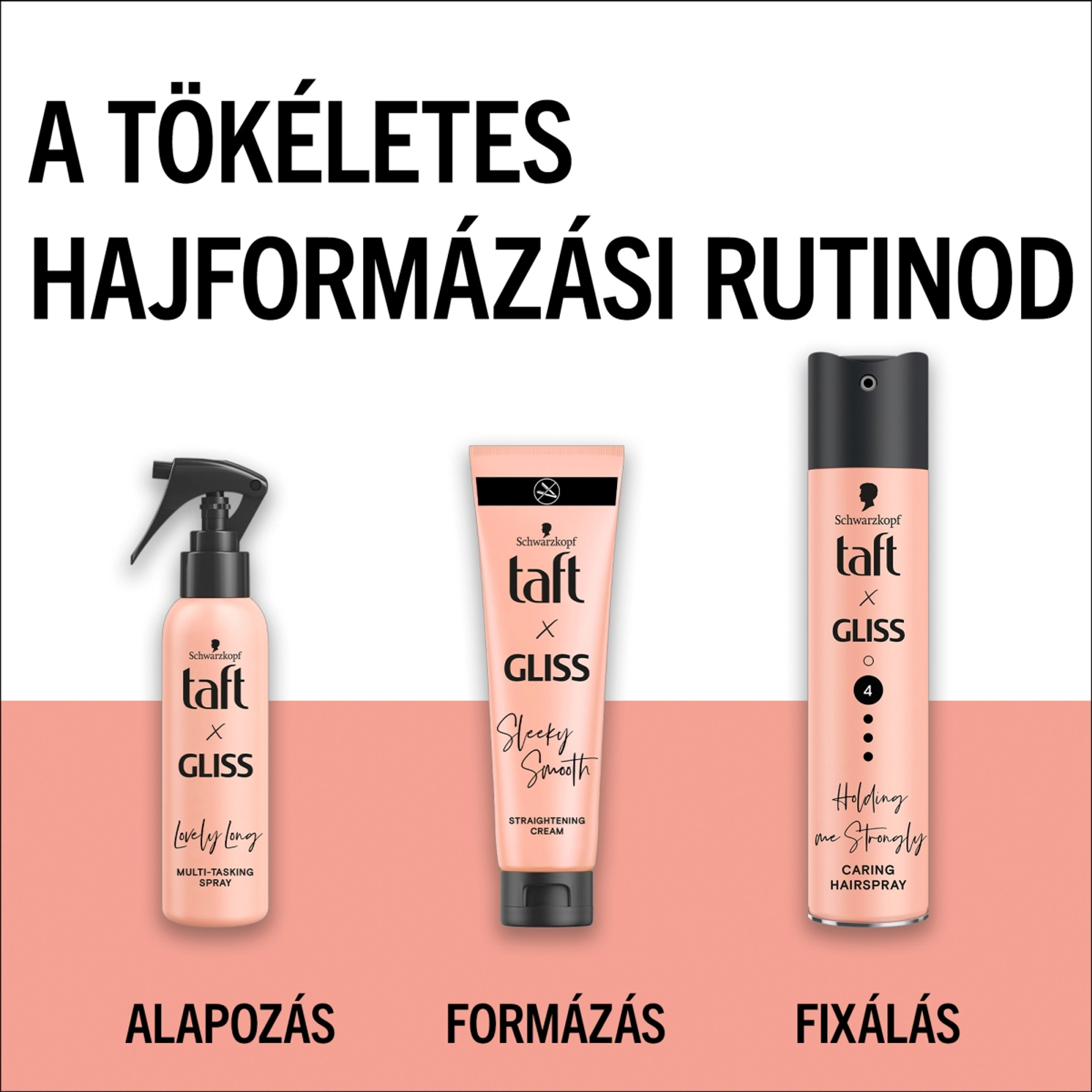 Schwarzkopf Taft x Gliss ápoló hajlakk - 250 ml-8