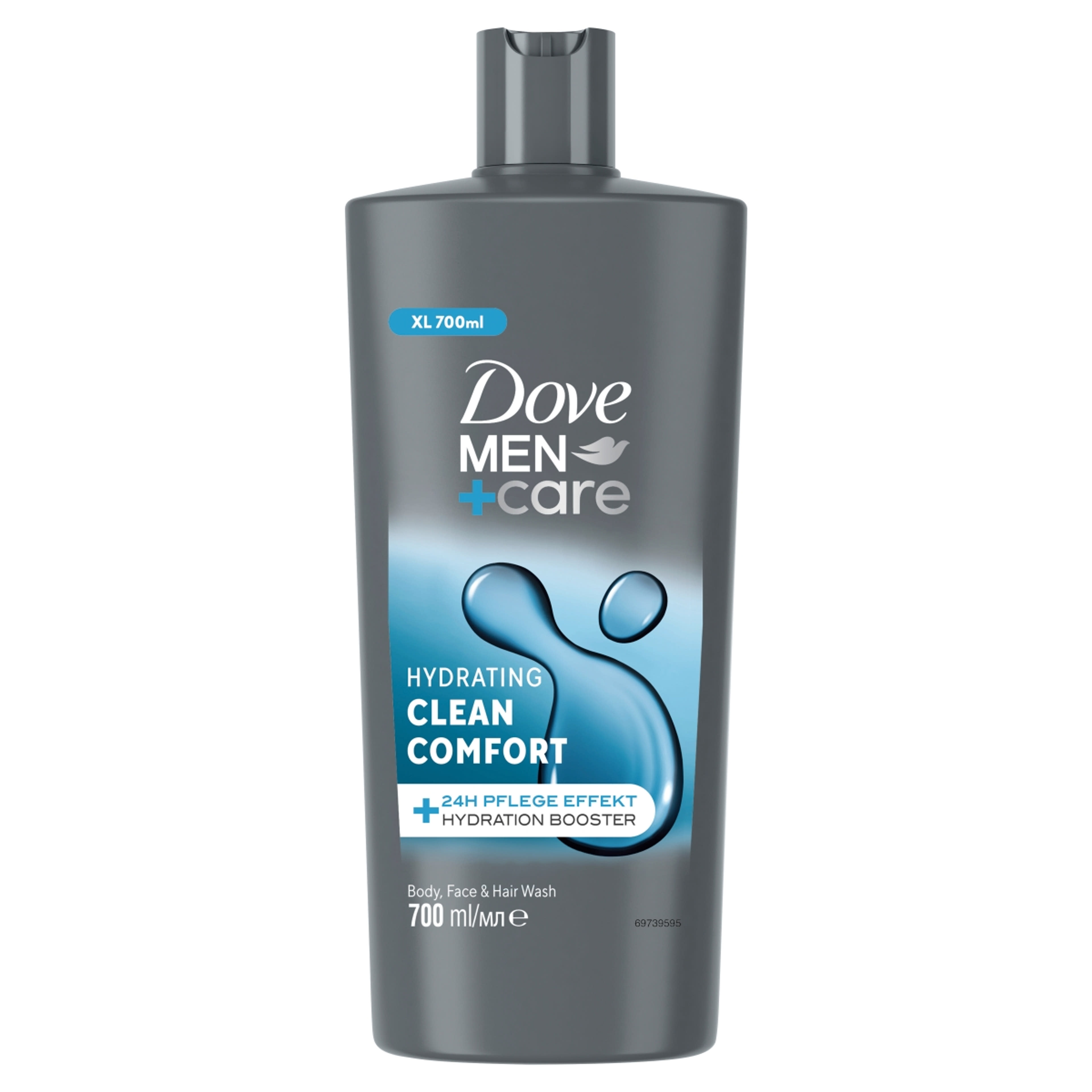 Dove Men+Care Hydrating Clean Comfort tusfürdő - 700 ml-1
