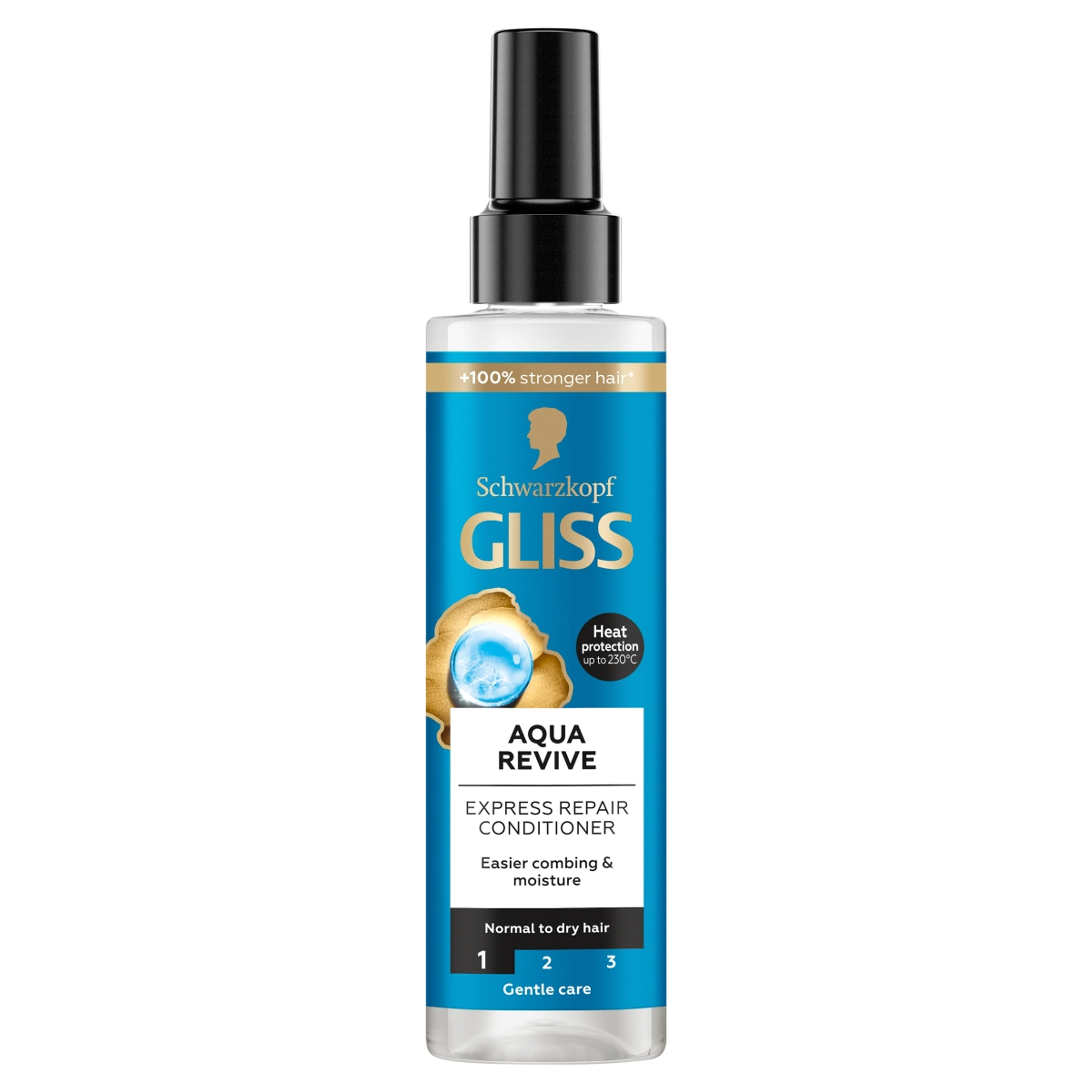 Gliss Aqua Revive Express Repair balzsam, normál hajra - 200 ml-1