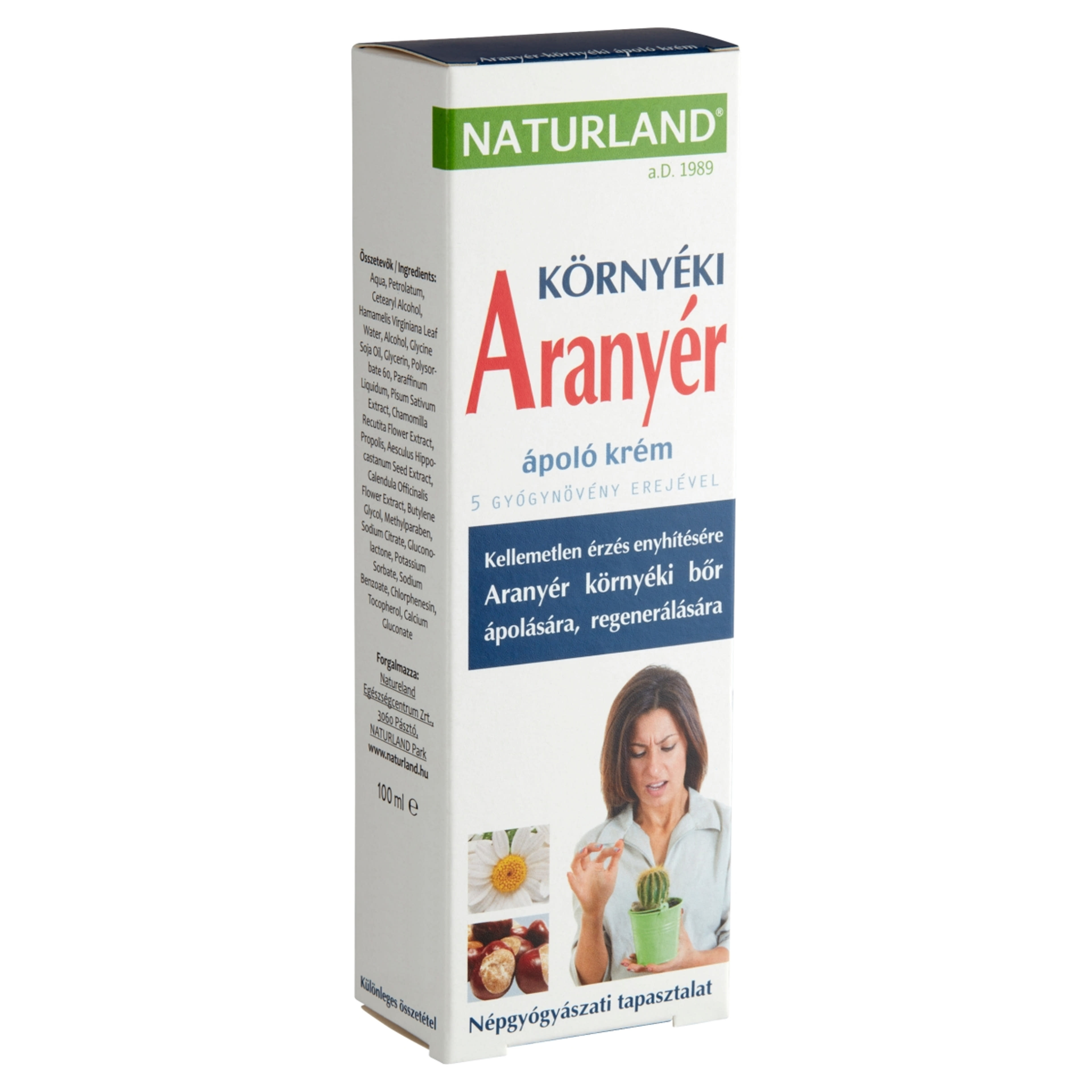 Naturland Aranyér Környéki Ápoló Krém - 100 ml-2